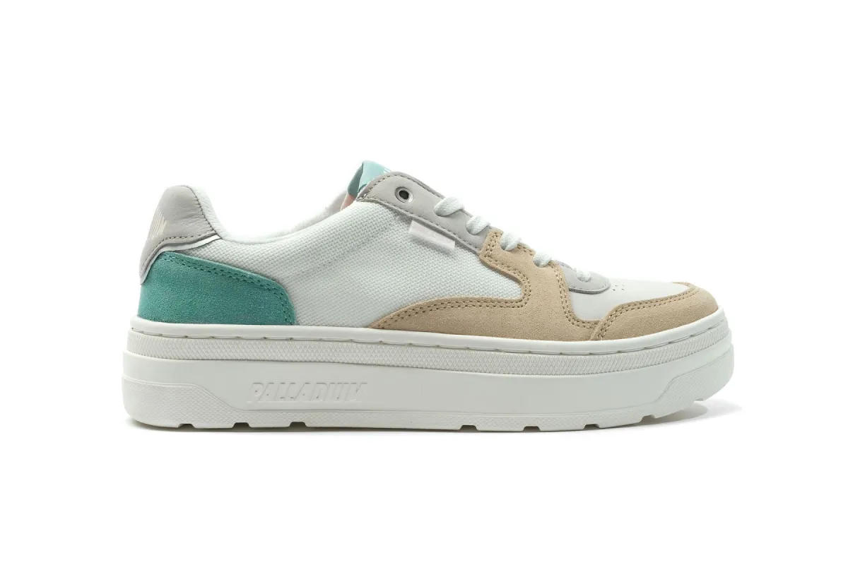 98874-149-M | PALLASPHALT LO | STAR WHITE / WARM SAND sold by Palladium Boots