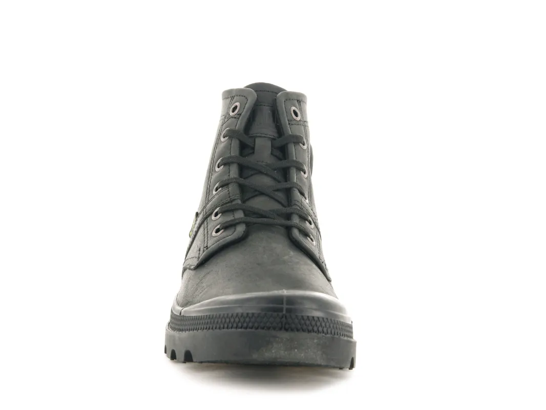 77952-001-M | PALLABROUSSE 75TH LEATHER | BLACK/BLACK sold by Palladium Boots