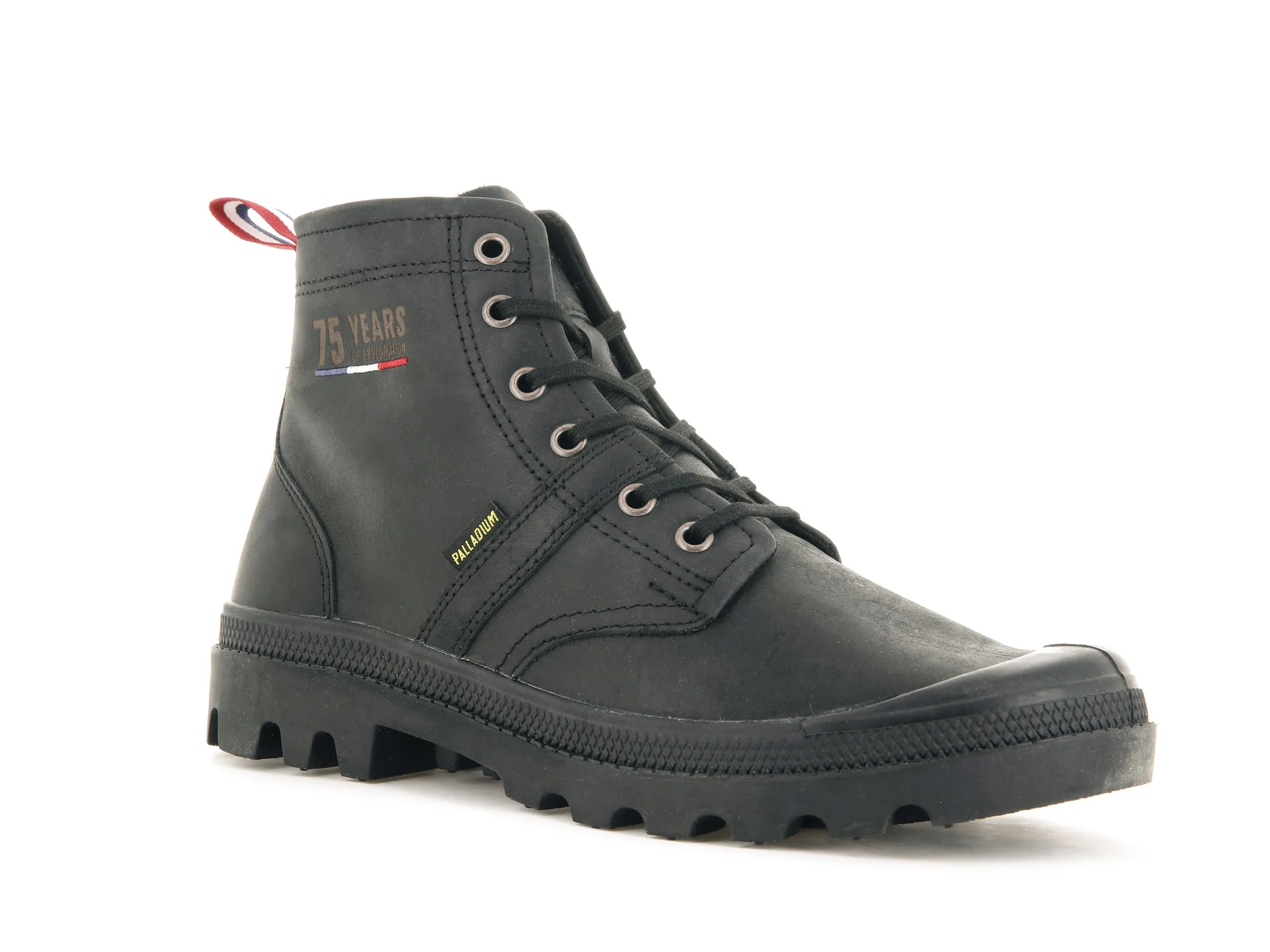 77952-001-M | PALLABROUSSE 75TH LEATHER | BLACK/BLACK sold by Palladium Boots product image thumbnail 2