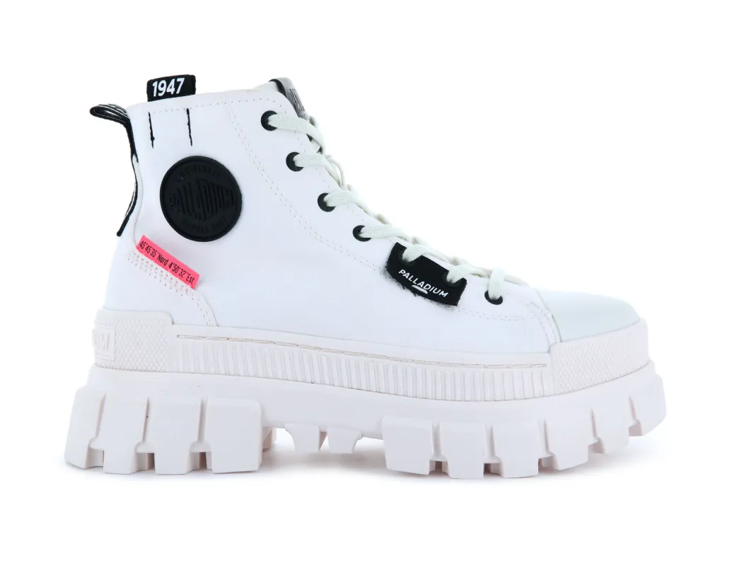 97242-127-M | REVOLT HI TX | STAR WHITE / MARSHMALLOW sold by Palladium Boots