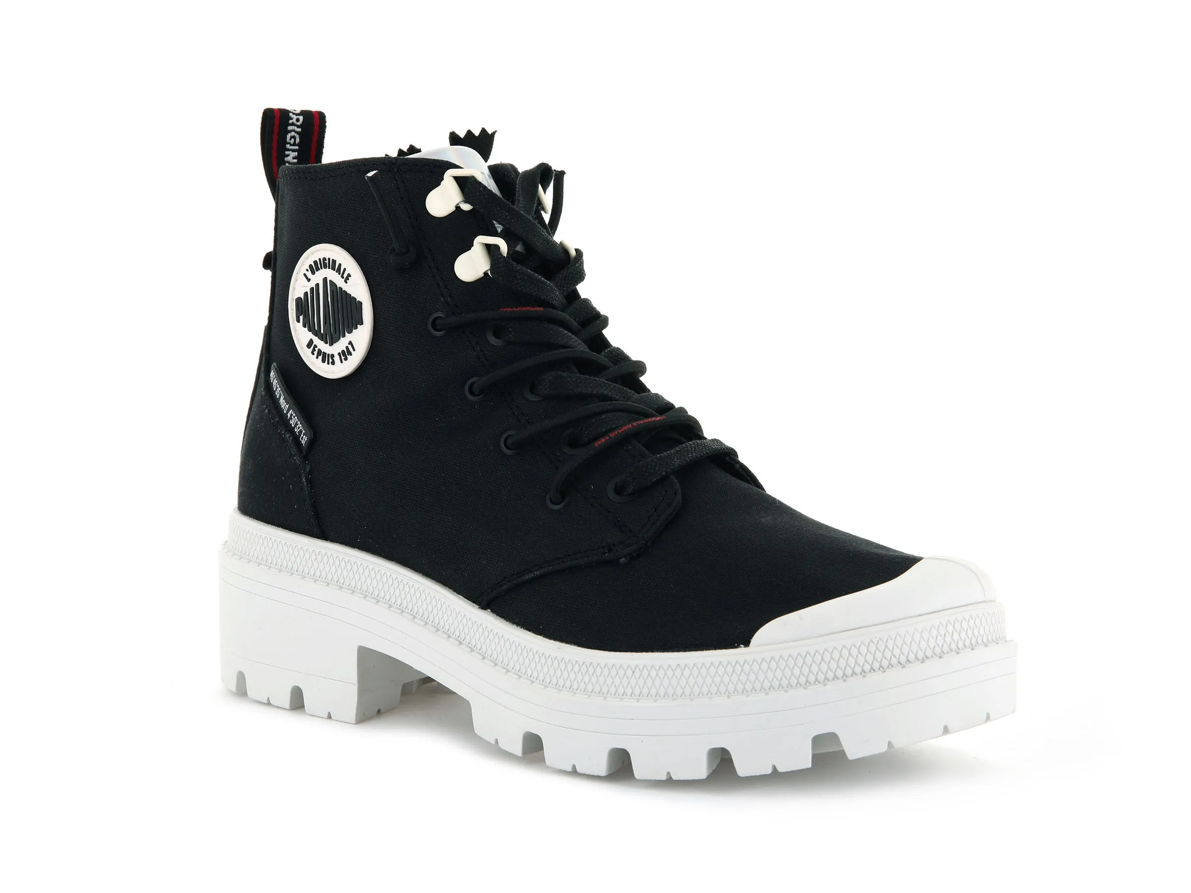 97346-016-M | PALLABASE METRO | BLACK/MARSHMALLOW sold by Palladium Boots product image thumbnail 2
