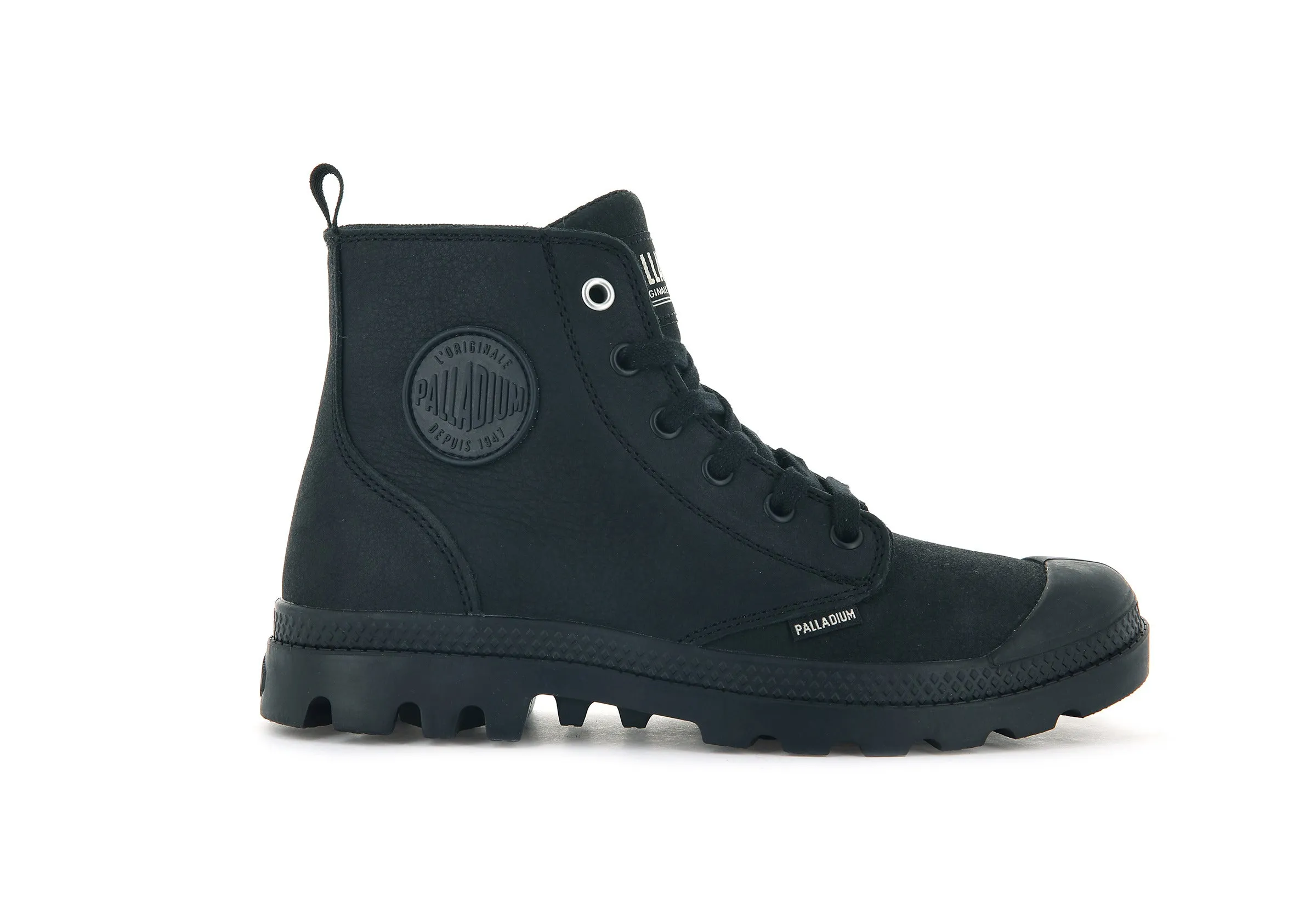 97224-010-M | PAMPA HI ZIP SL | BLACK/BLACK sold by Palladium Boots