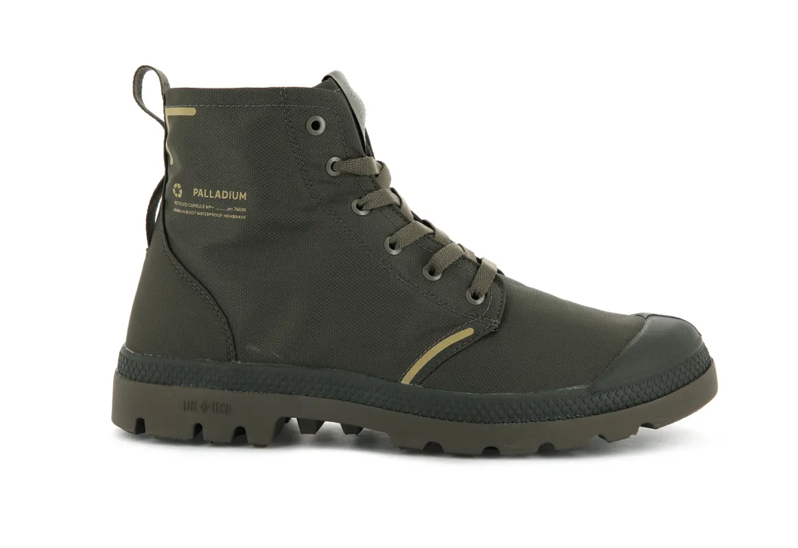 76656-377-M | PAMPA LITE+ RECYCLE WP+ | DUSKY GREEN sold by Palladium Boots