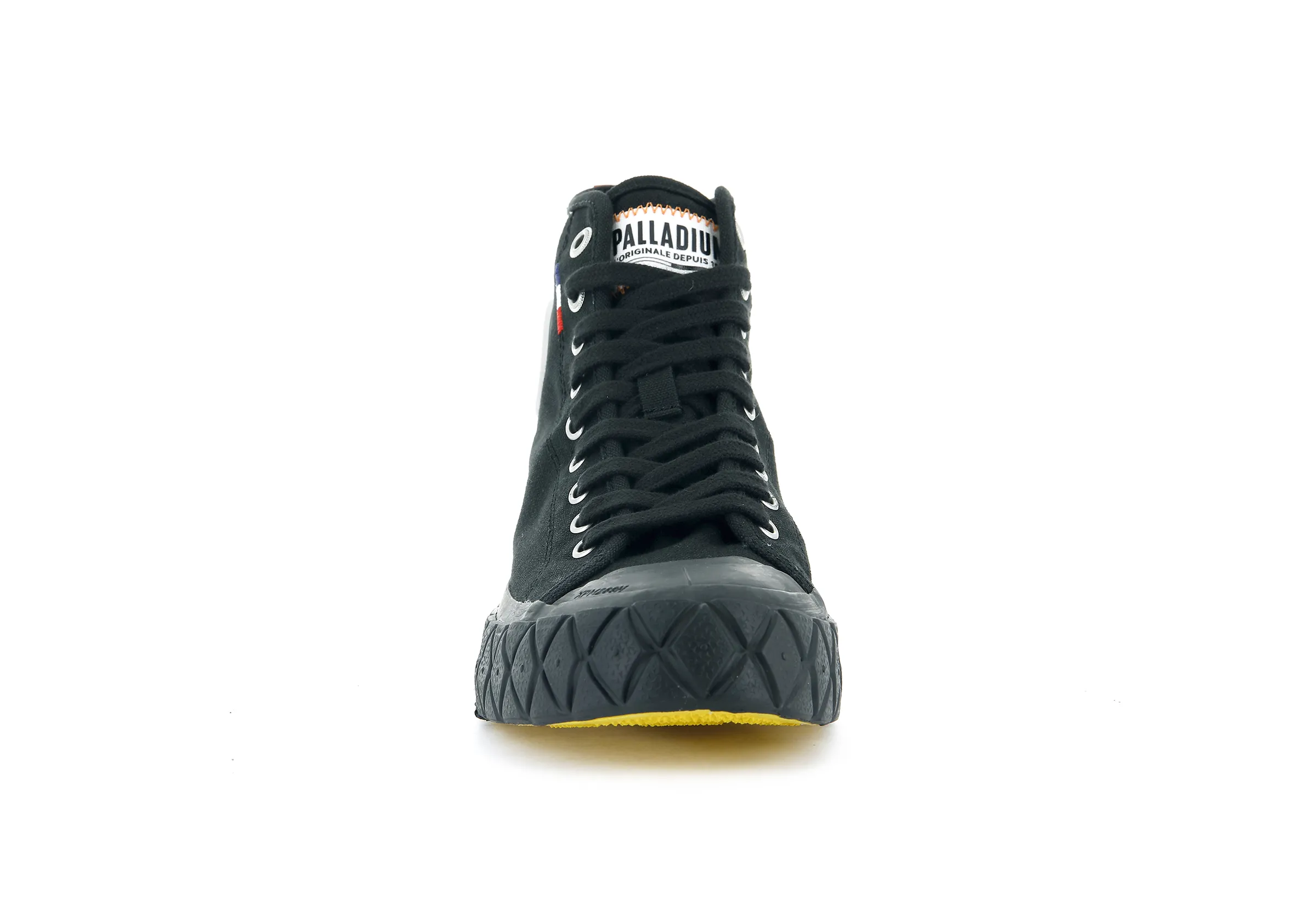 77015-008-M | PALLA ACE CANVAS MID | BLACK/BLACK sold by Palladium Boots product image thumbnail 3
