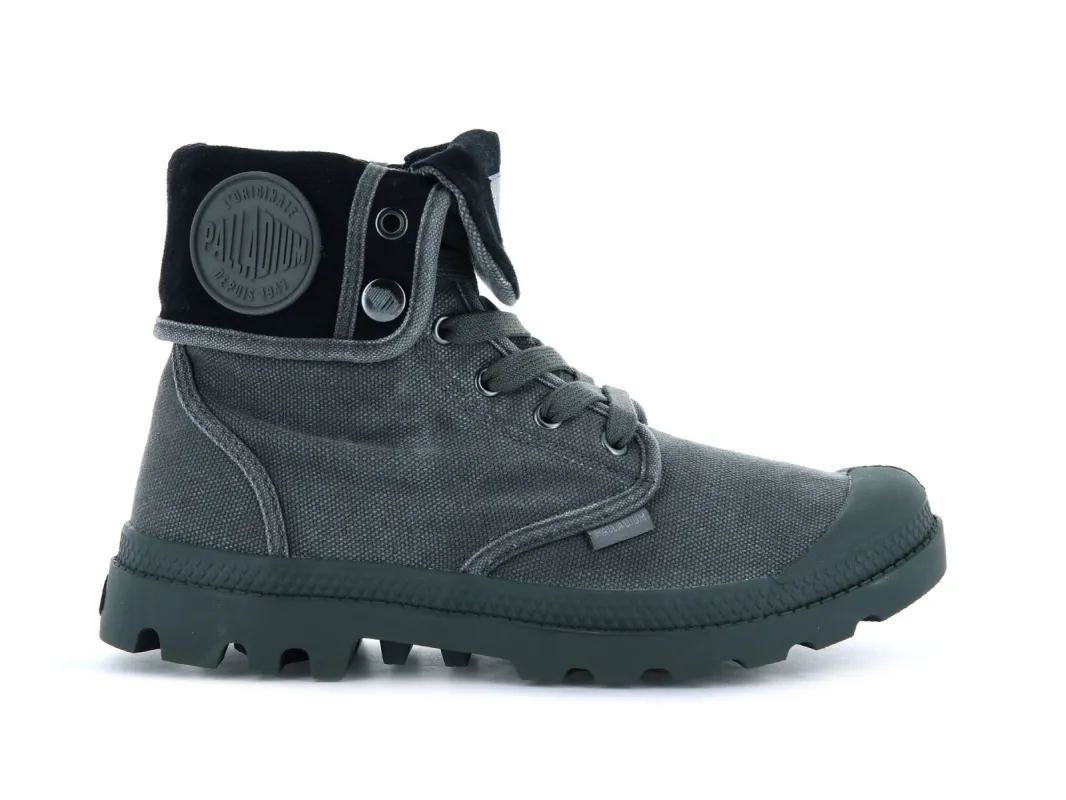 02353-029-M | BAGGY | METAL/BLACK sold by Palladium Boots