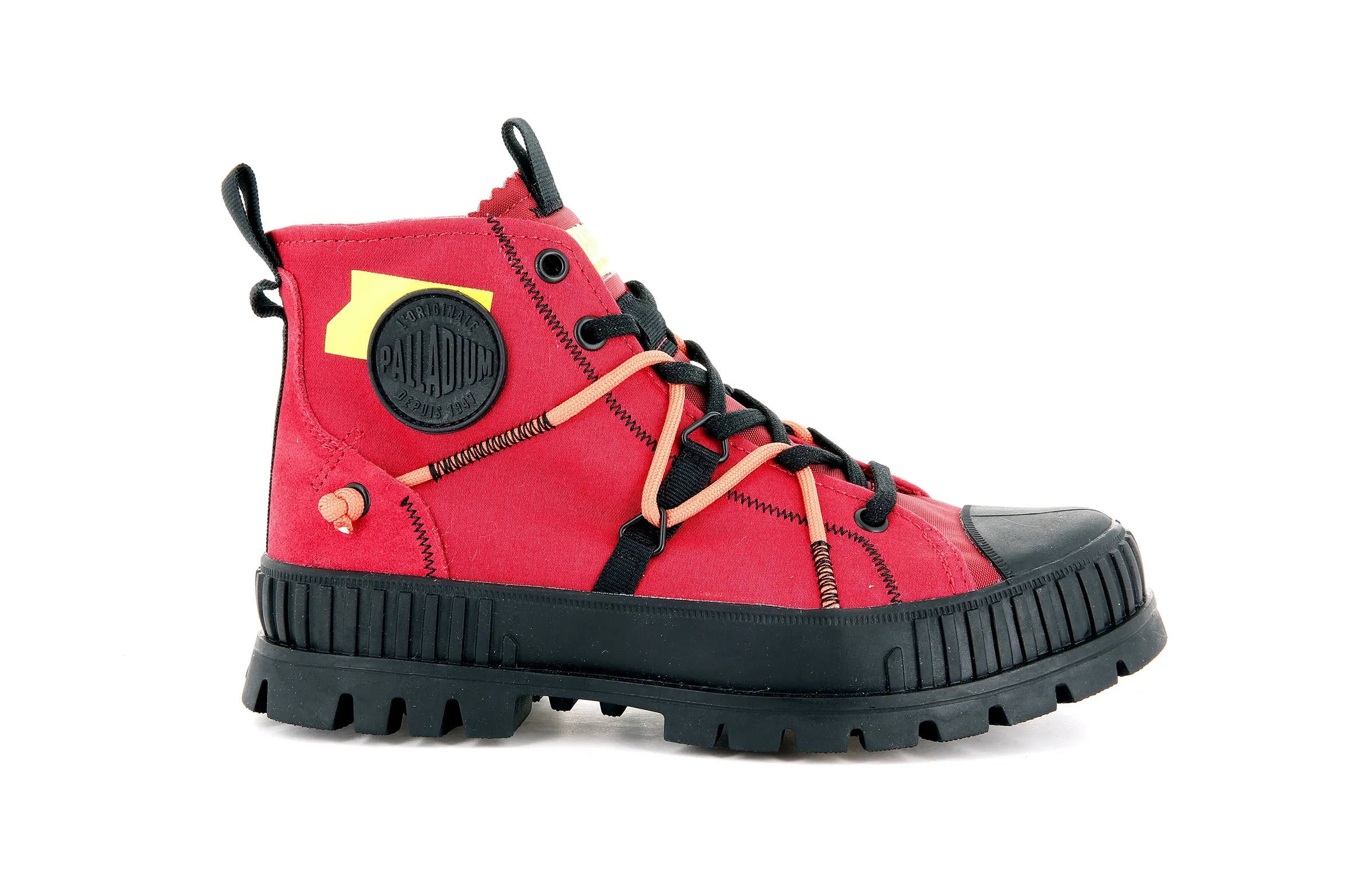 77194-614-M | PALLASHOCK RE-CRAFT | RED SALSA sold by Palladium Boots