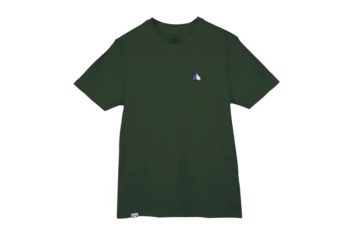 174190-387 | FRENCH PAMPA T-SHIRT | DARK KAKI sold by Palladium Boots