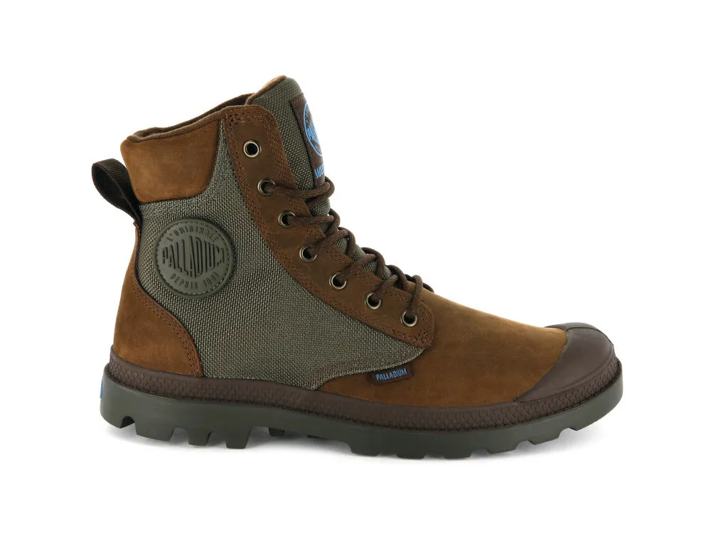 73234-207-M | PAMPA SPORT CUFF WPN | BRIDLE BROWN/MOON MIST sold by Palladium Boots
