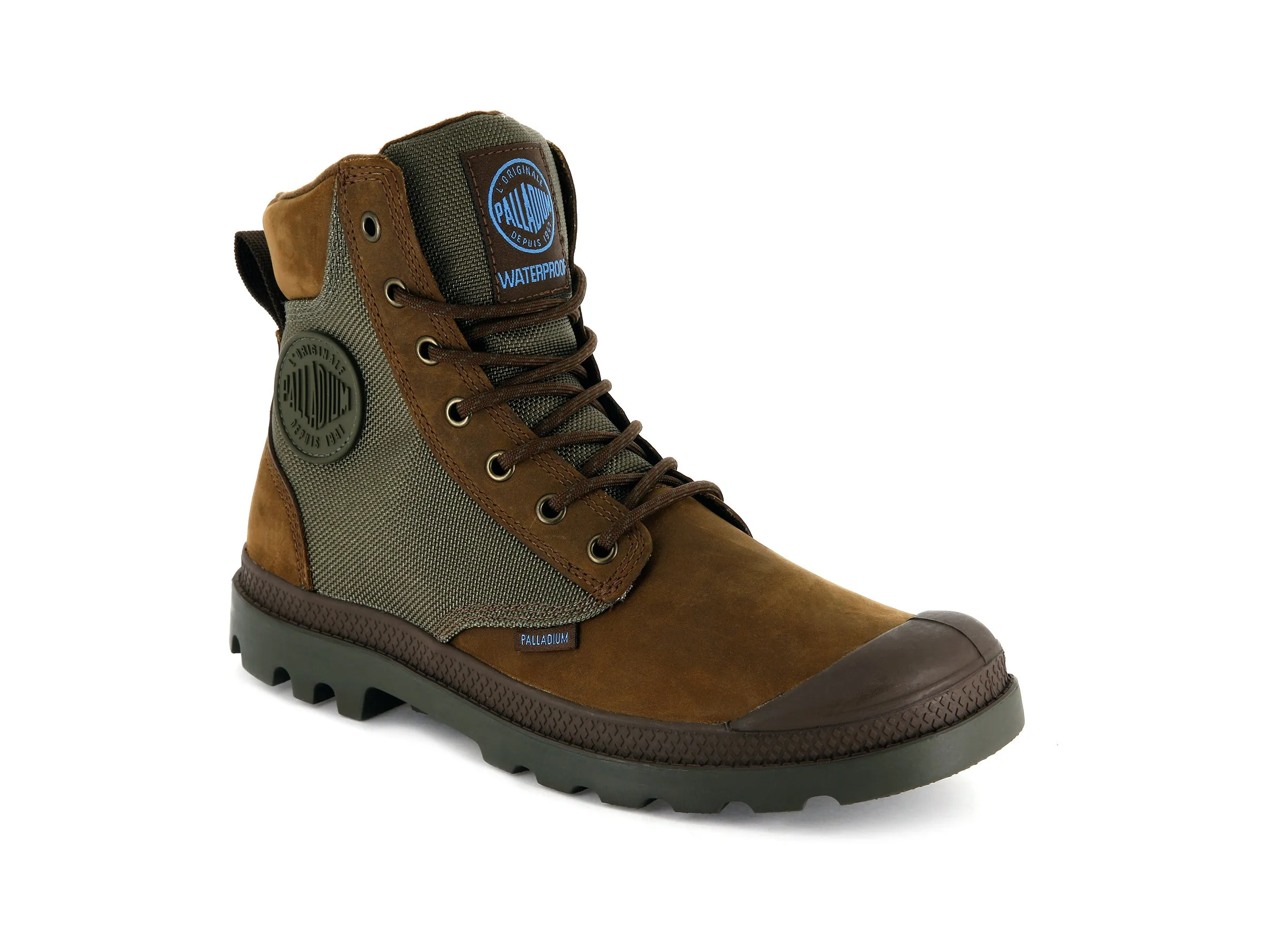 73234-207-M | PAMPA SPORT CUFF WPN | BRIDLE BROWN/MOON MIST sold by Palladium Boots product image thumbnail 2