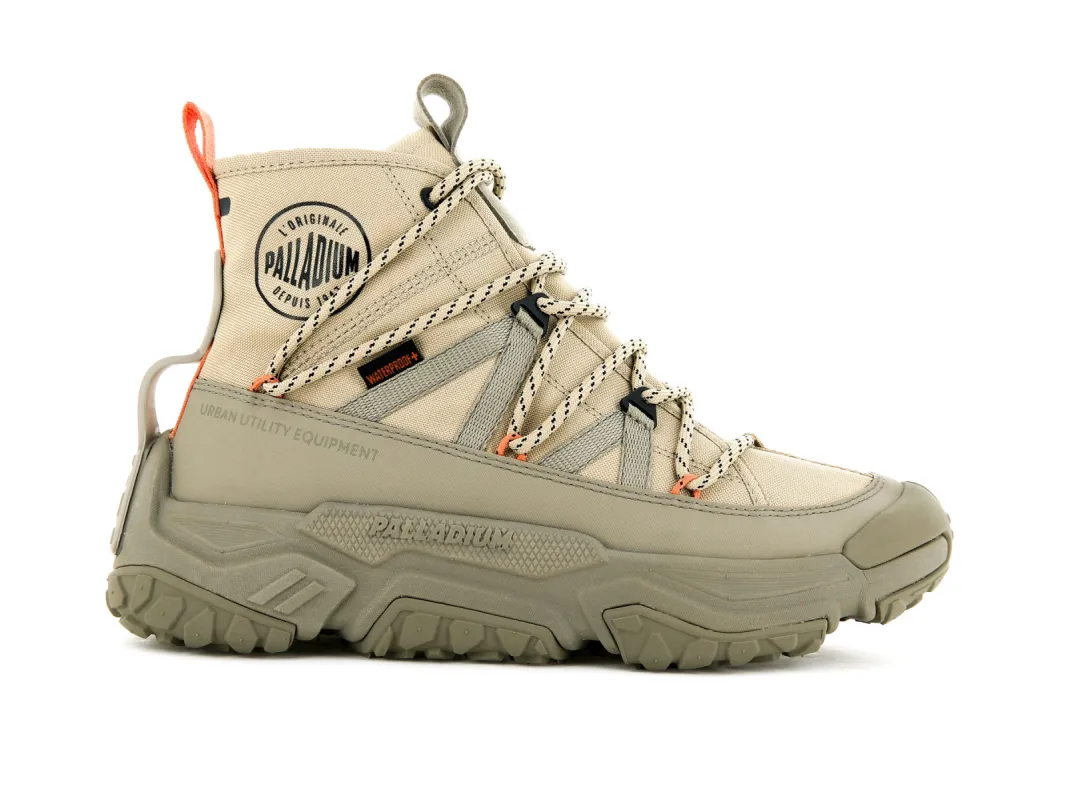 77987-271-M | OFF-GRID CROSS WP+ | WARM SAND sold by Palladium Boots