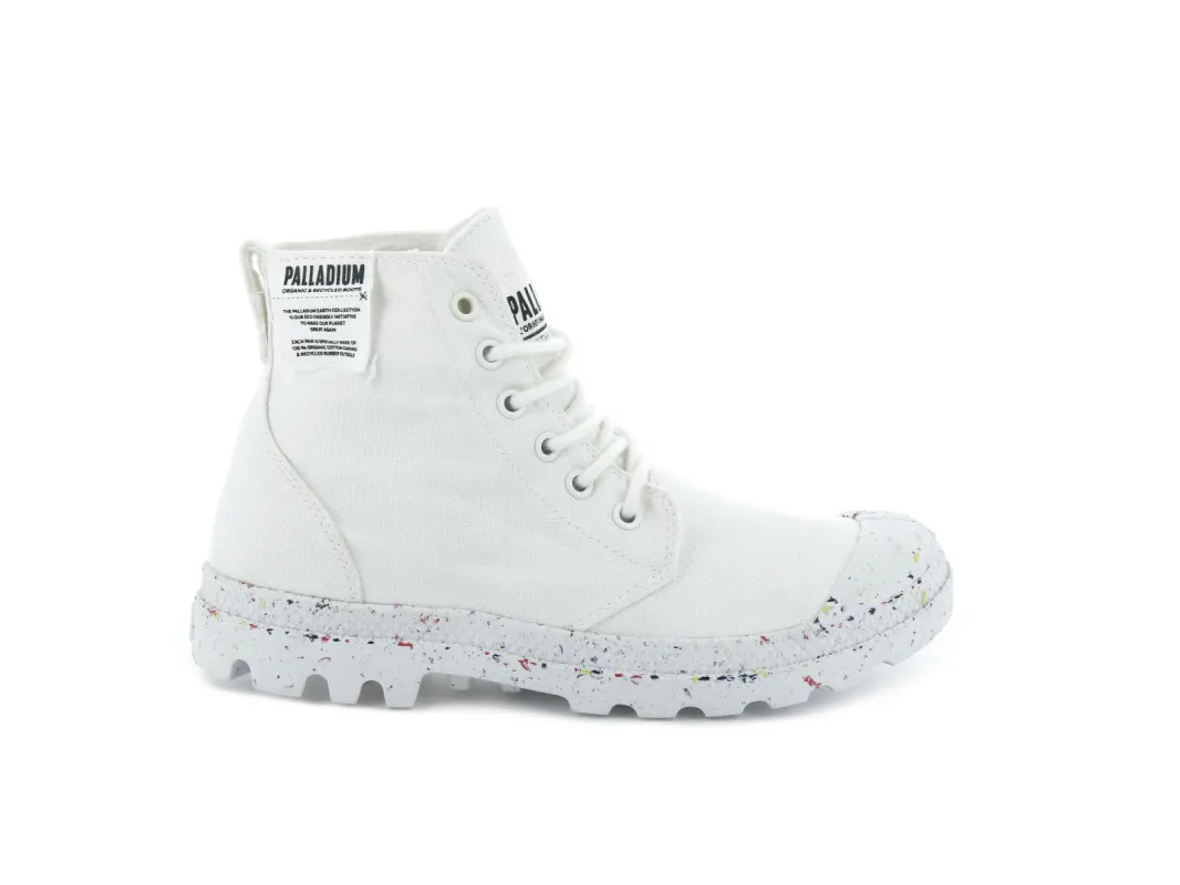 96199-116-M | PAMPA HI ORGANIC | STAR WHITE sold by Palladium Boots