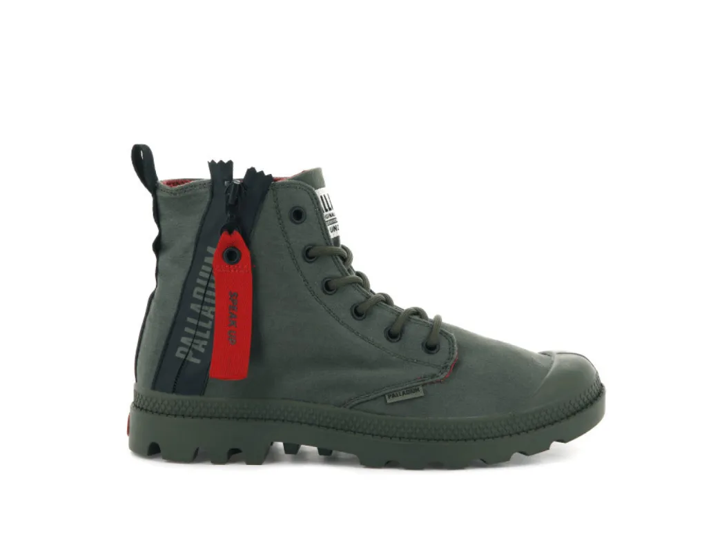 76443-309-M | PAMPA UNZIPPED | OLIVE NIGHT sold by Palladium Boots