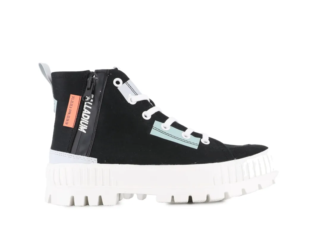 94469-008-M | PALLASHOCK BACKZIP 2 | BLACK sold by Palladium Boots