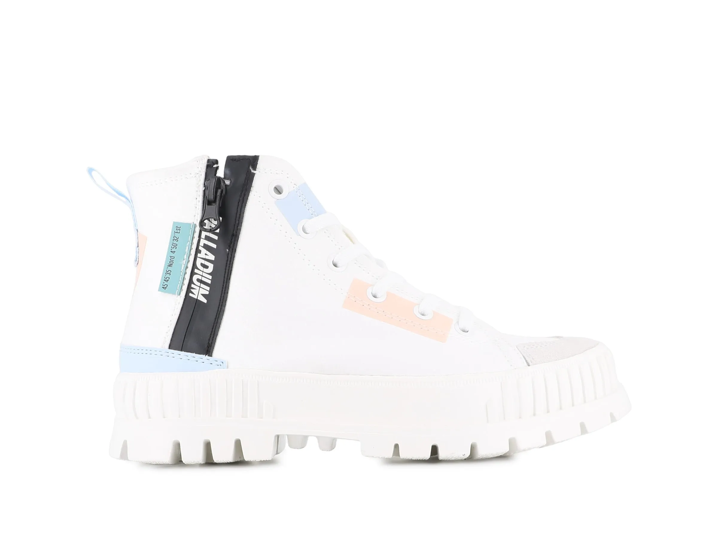 94469-116-M | PALLASHOCK BACKZIP 2 | STAR WHITE sold by Palladium Boots