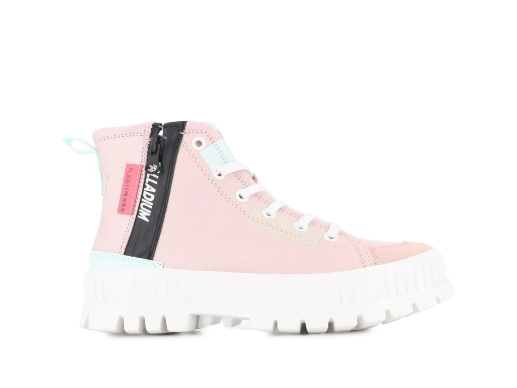 94469-605-M | PALLASHOCK BACKZIP 2 | NATURE PINK sold by Palladium Boots