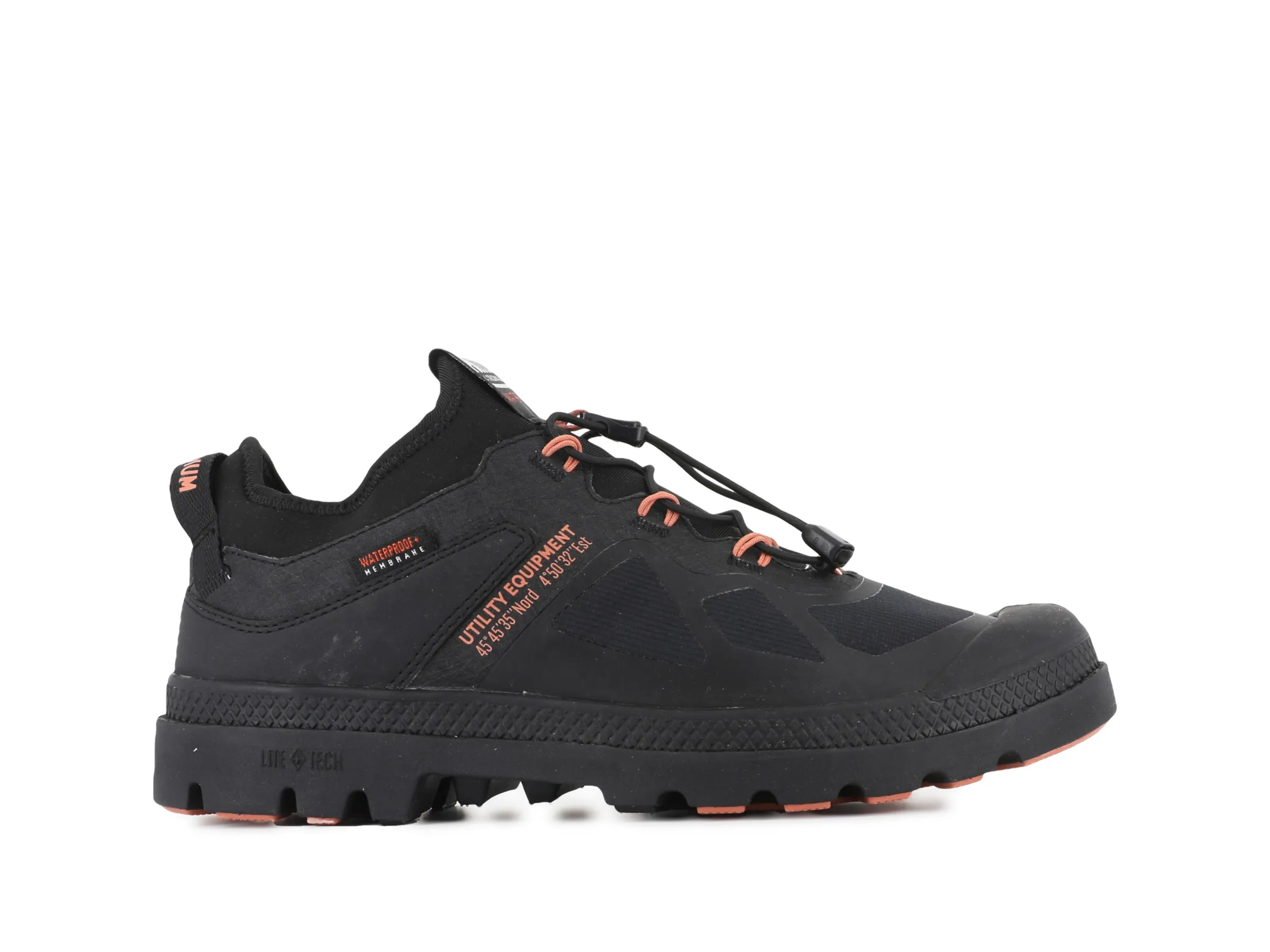74474-008-M | PAMPA LT+ LO XPLR WP+ | BLACK sold by Palladium Boots