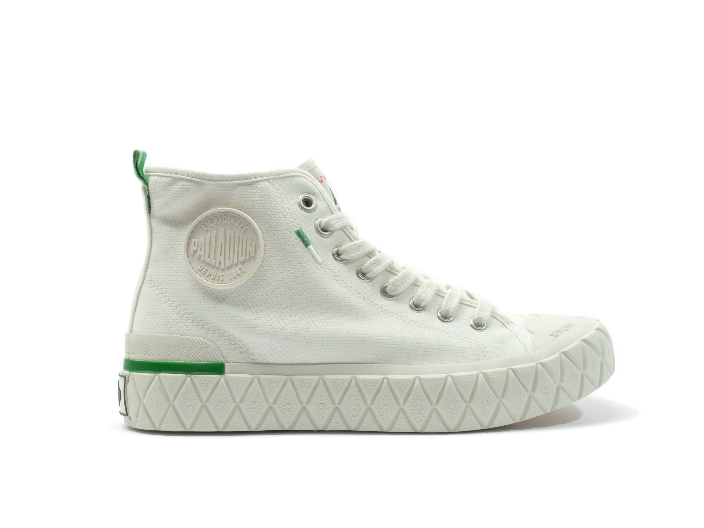 79142-180-M | PALLA ACE CHUKKA ORGANIC | CREAM WHITE sold by Palladium Boots