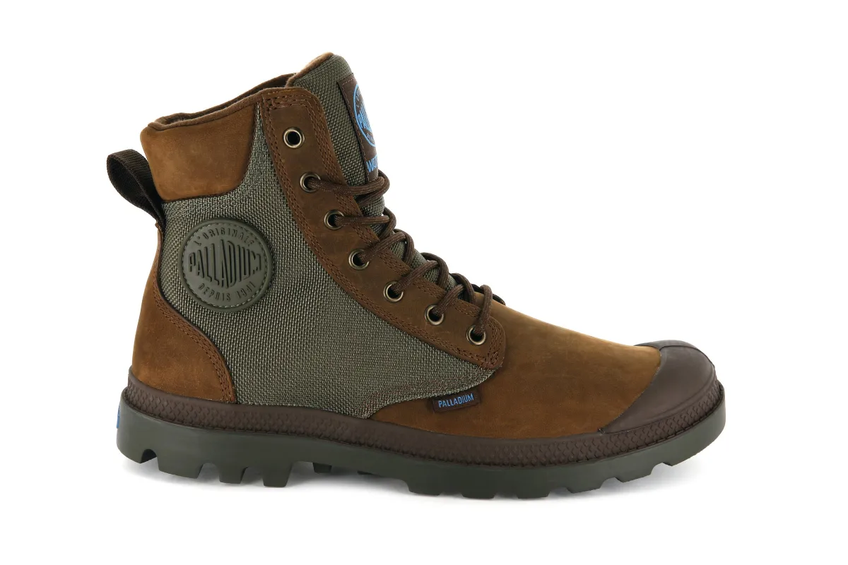 03234-207-M | PAMPA SPORT CUFF WPN | BRIDLE BROWN/MOON MIST sold by Palladium Boots