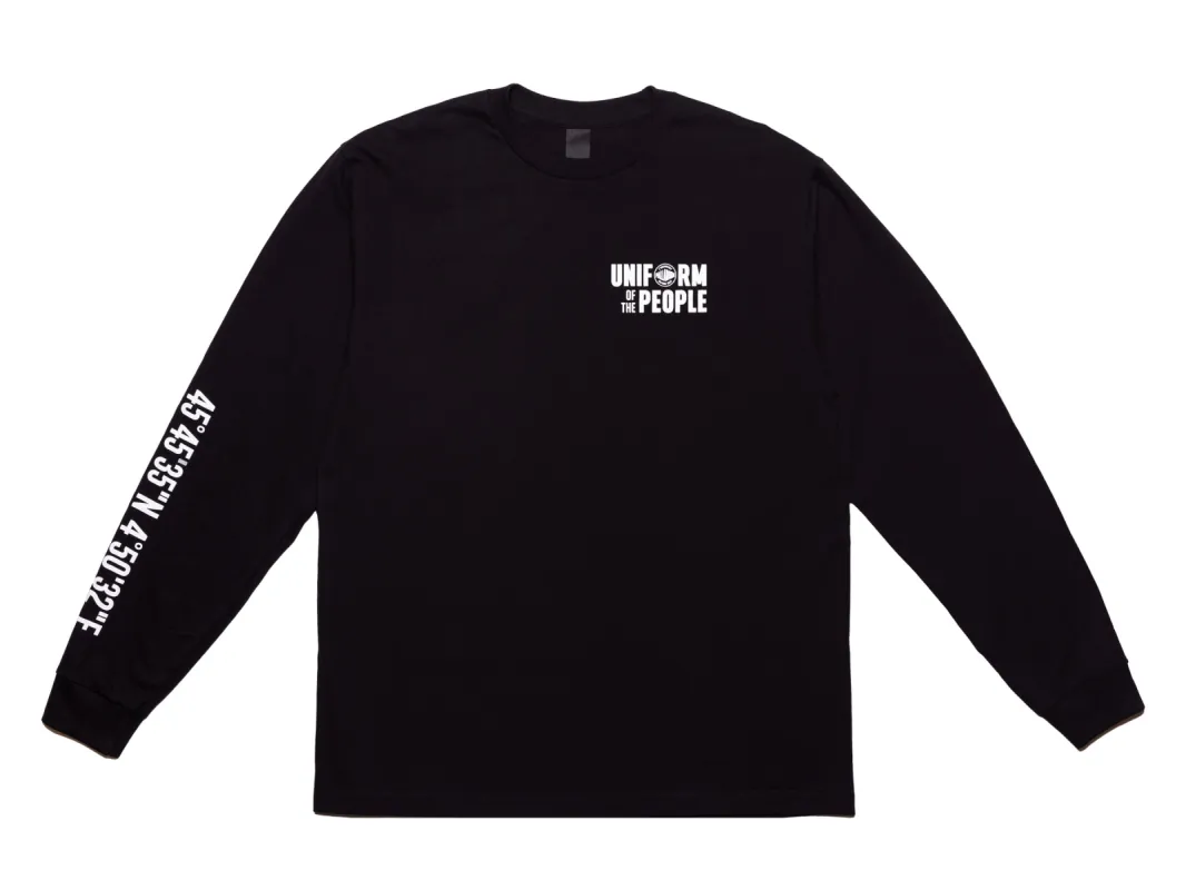176484-008 | UOP LONG SLV T-SHIRT | BLACK sold by Palladium Boots