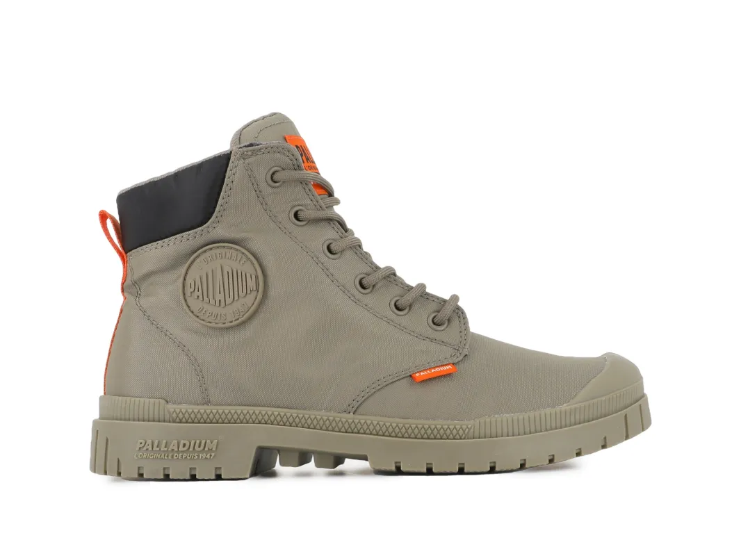 76835-308-M | PAMPA SP20 CUFF WP+ | DUSKY GREEN/BLACK sold by Palladium Boots