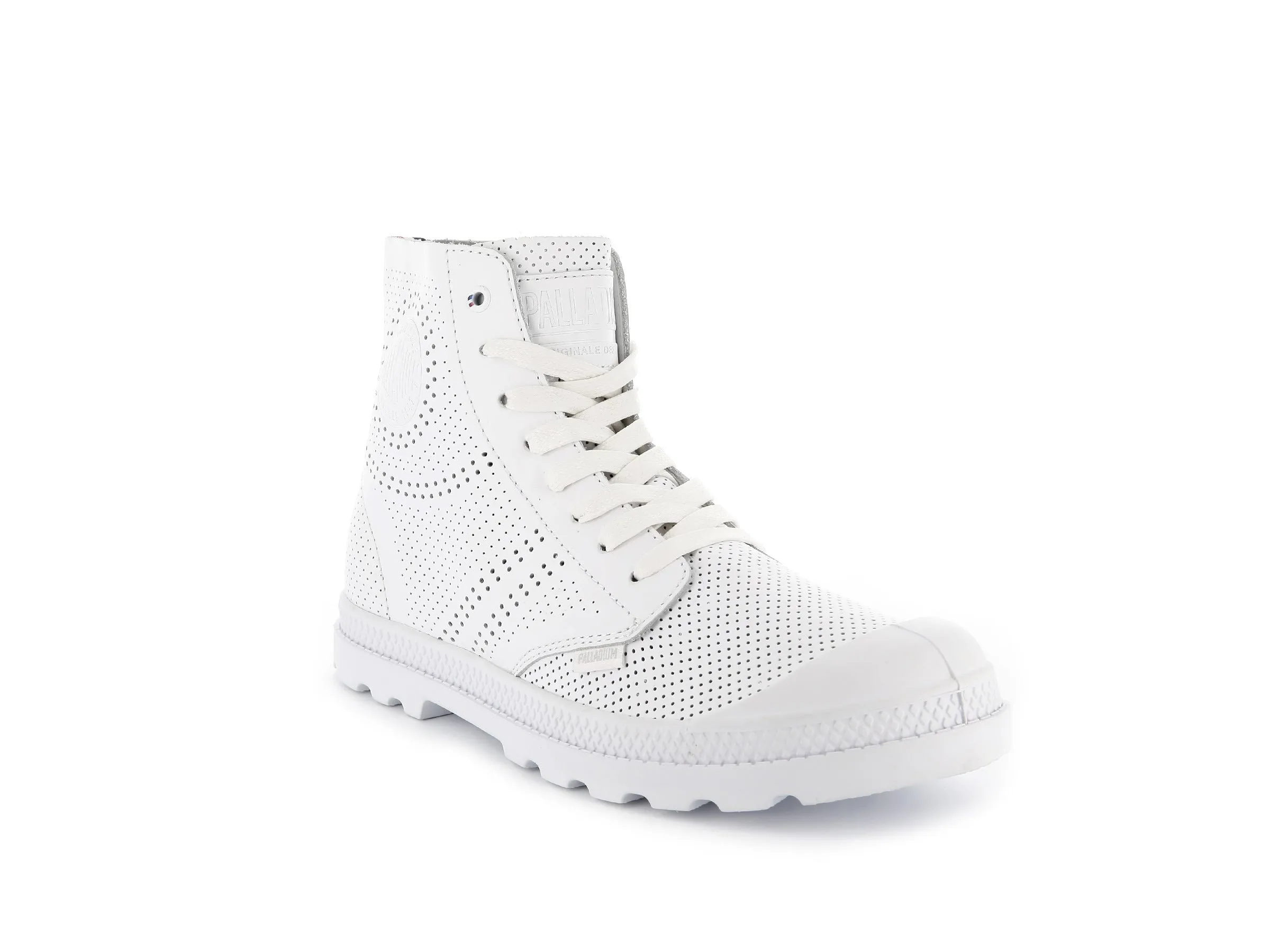 95756-133-M | PAMPA MID LP PERF | WHITE sold by Palladium Boots product image thumbnail 2