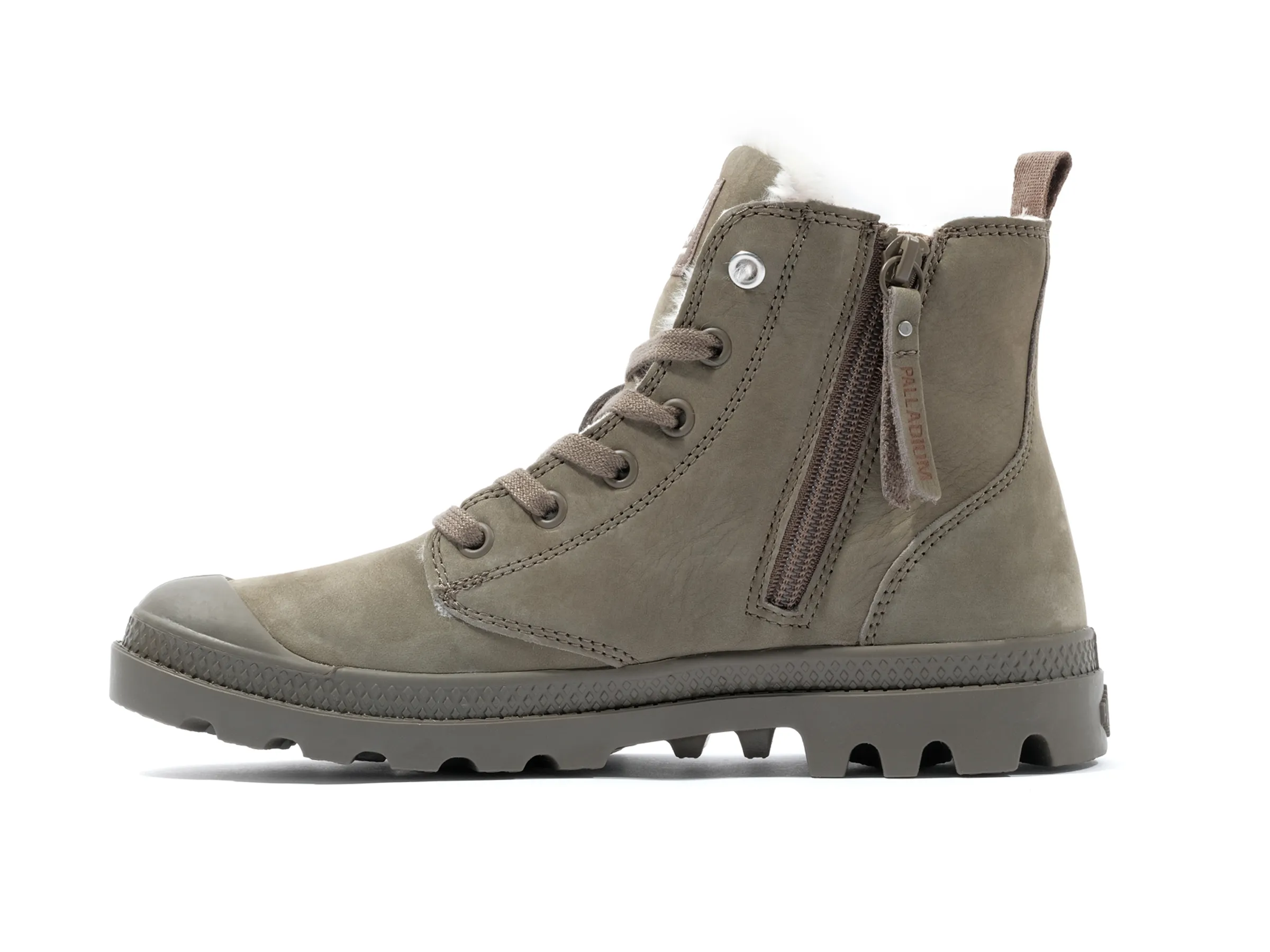 95982-377-M | PAMPA HI ZIP WL | DUSKY GREEN sold by Palladium Boots product image thumbnail 4