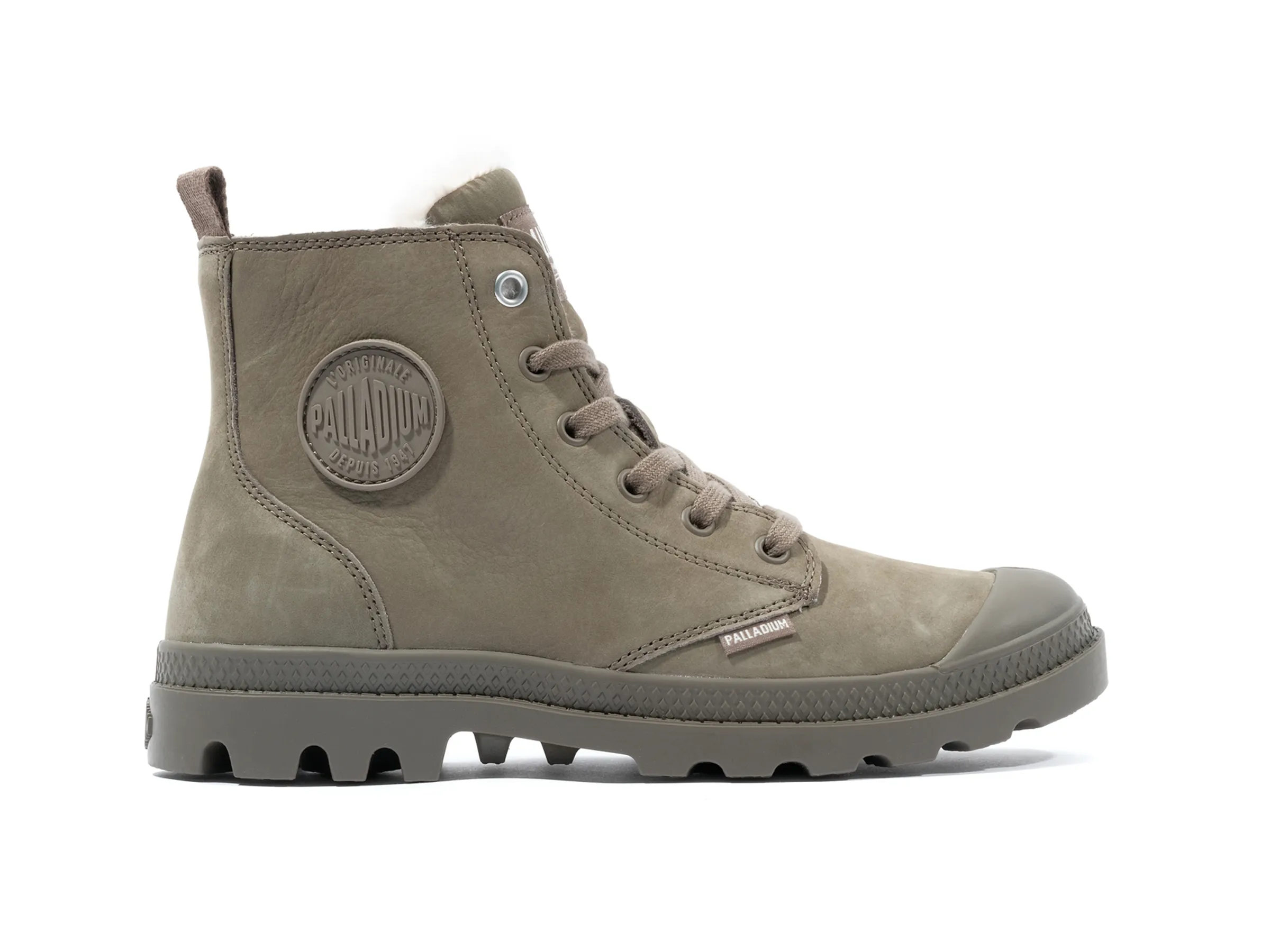 95982-377-M | PAMPA HI ZIP WL | DUSKY GREEN sold by Palladium Boots