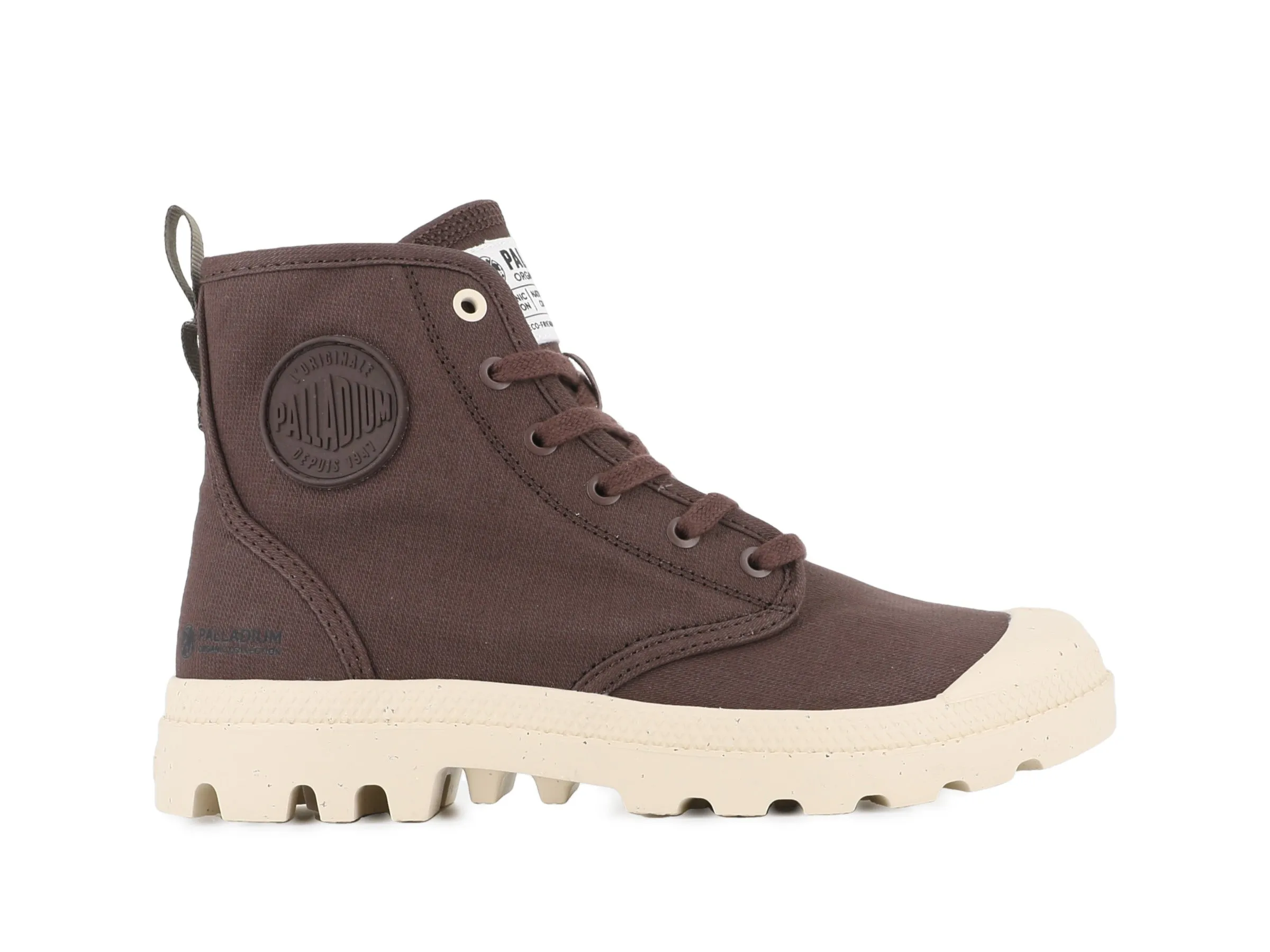 79101-293-M | PAMPA HI ZIP ORGANIC | YAK BROWN sold by Palladium Boots
