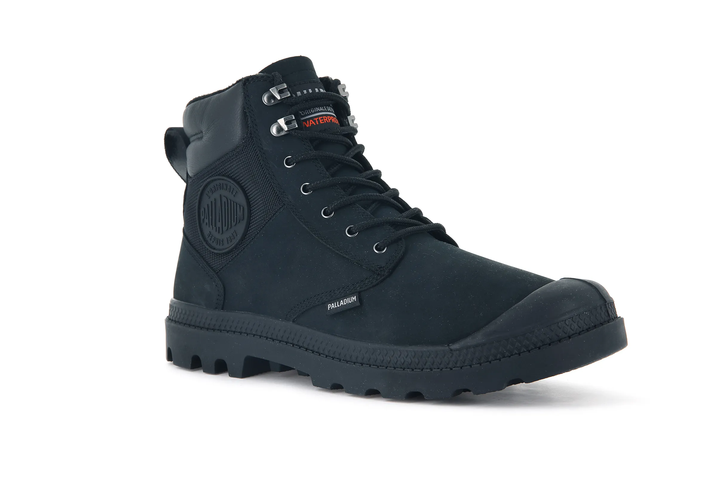 76843-010-M | PAMPA SHIELD WP+ LUX | BLACK/BLACK sold by Palladium Boots product image thumbnail 2