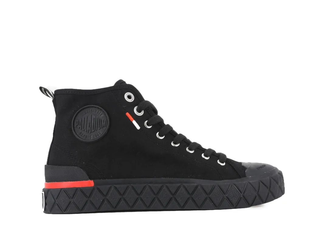 79142-001-M | PALLA ACE CHUKKA ORGANIC | BLACK/BLACK made by Palladium Boots