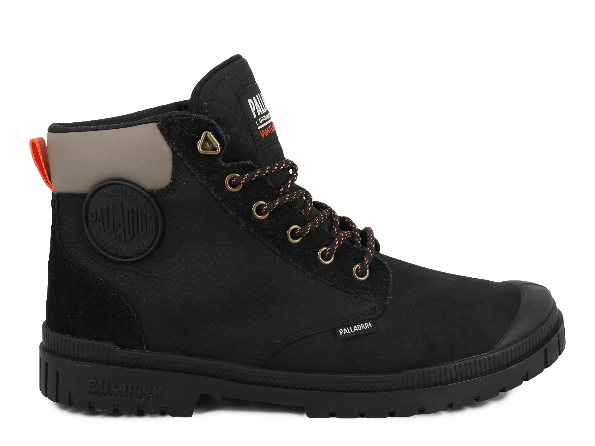 79568-008-M | SP20 CUFF LTH WP+ | BLACK sold by Palladium Boots