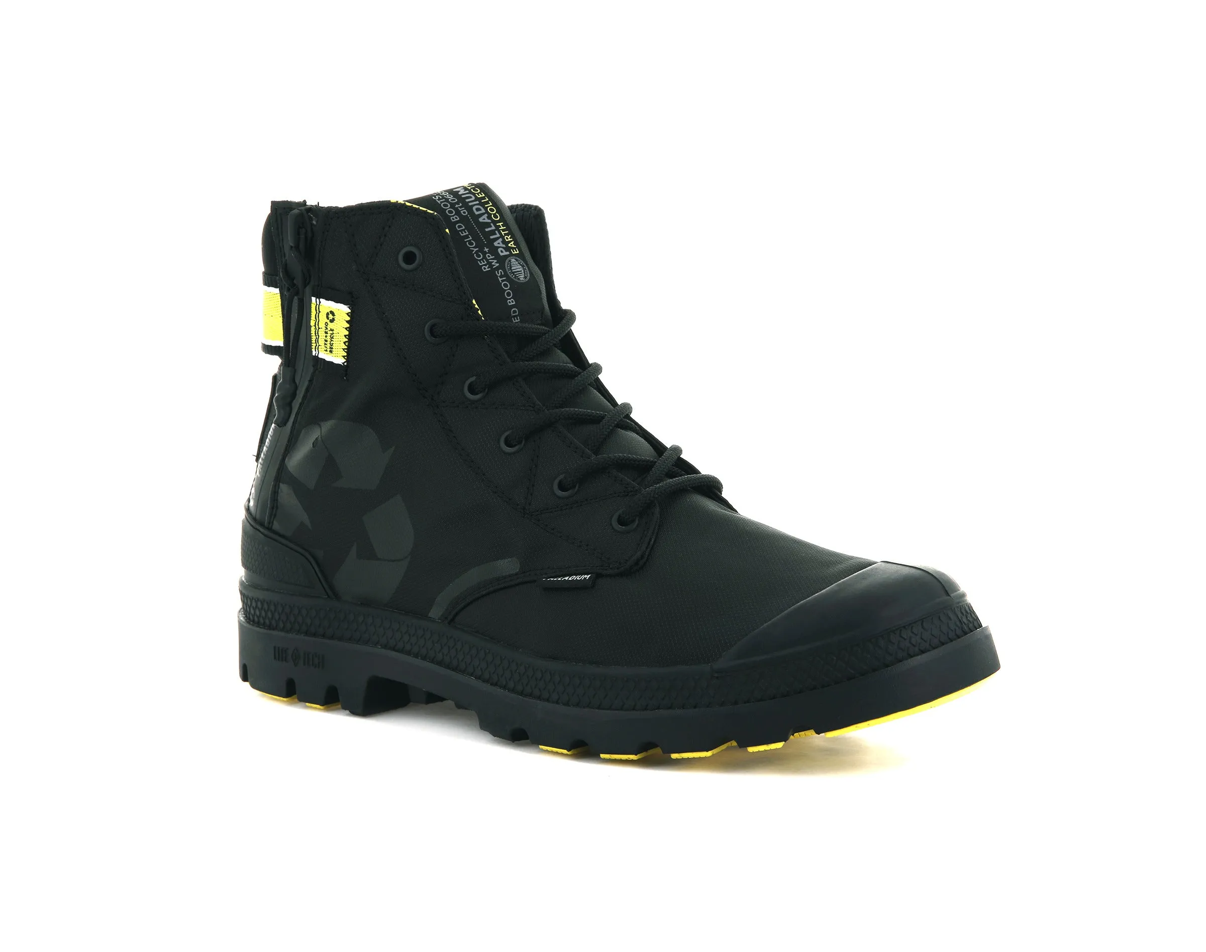 06655-001-M | EVO LITE+ RCYCL WP+ | BLACK/BLACK sold by Palladium Boots product image thumbnail 2