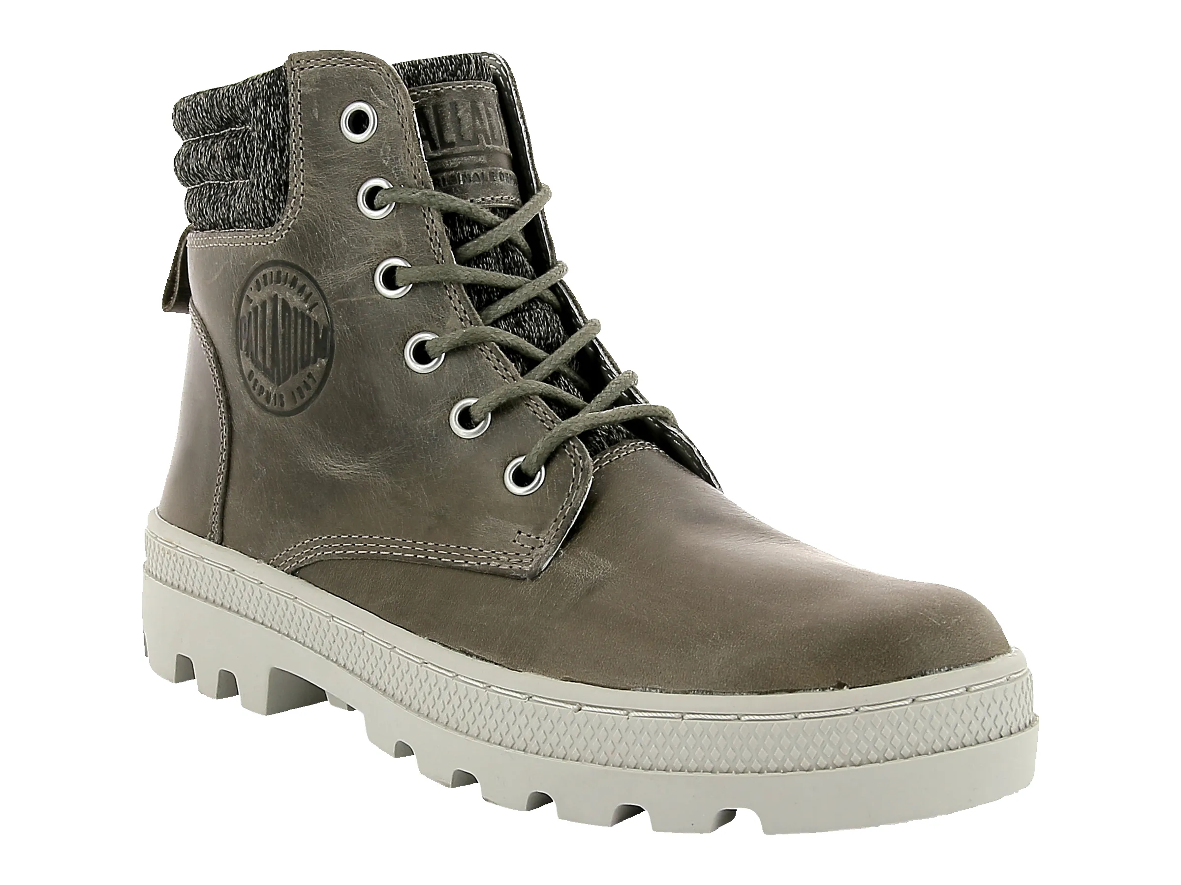 95522-369-M | WOMENS PALLABOSSE HI CUFF L | FALLEN ROCK/RAINY DAY sold by Palladium Boots product image thumbnail 2