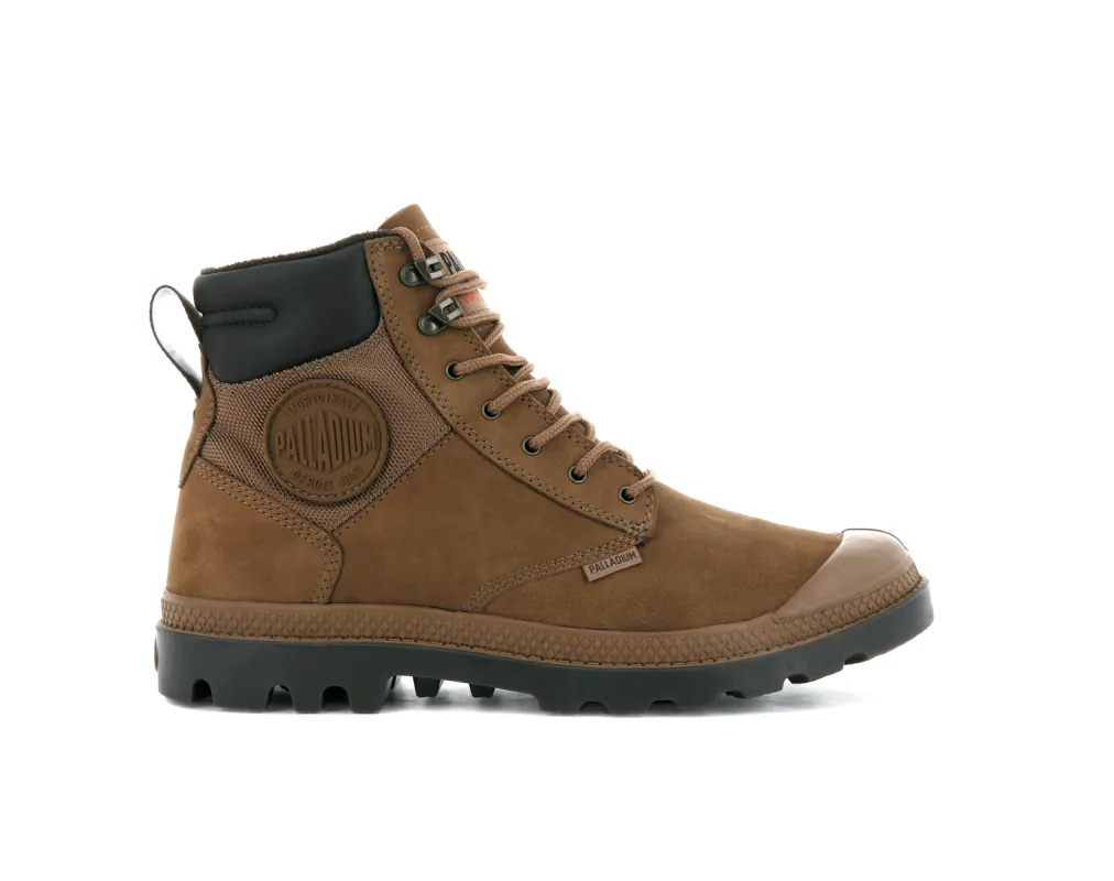 76843-257-M | PAMPA SHIELD WP+ LUX | MAHOGANY sold by Palladium Boots