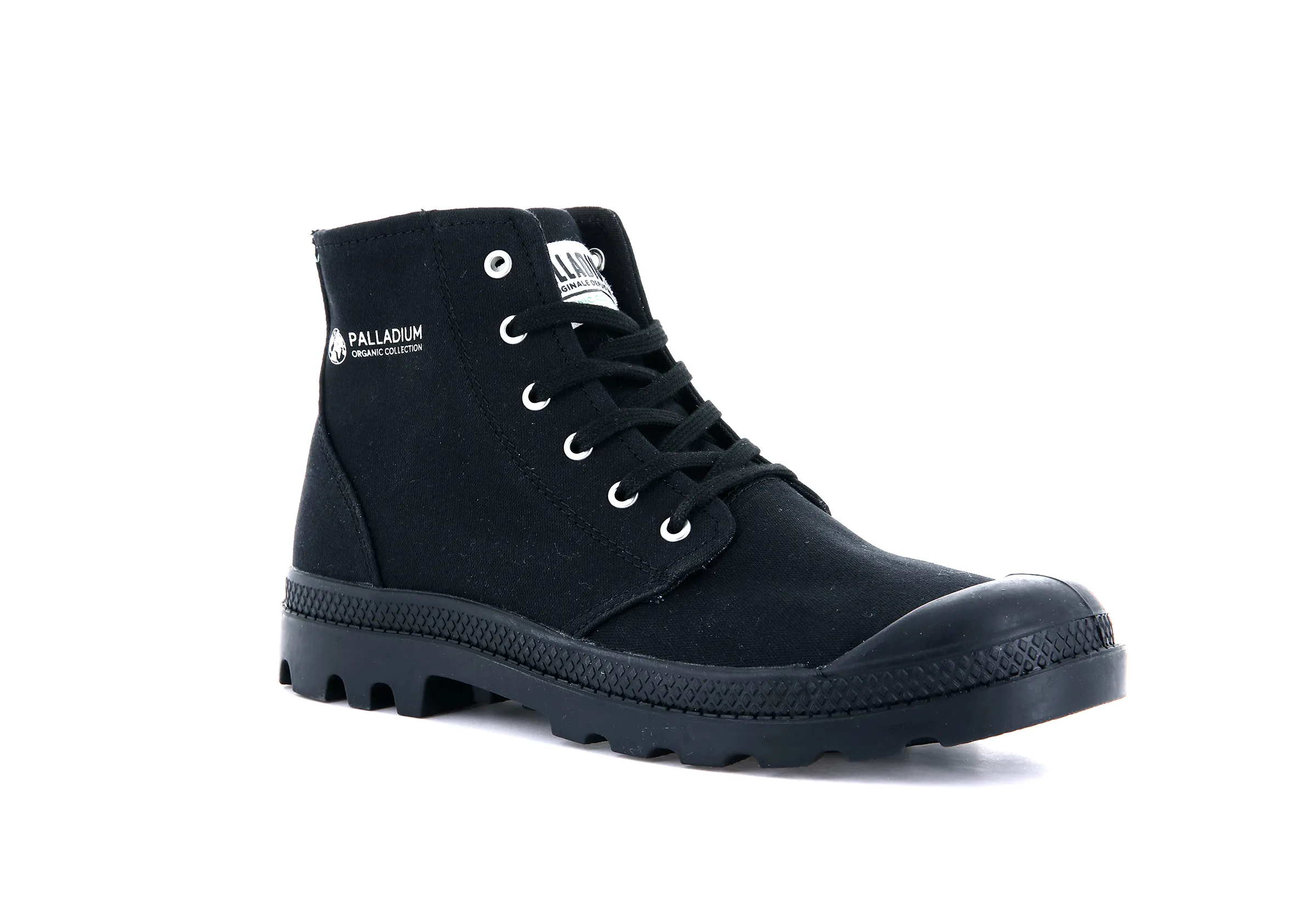 77100-008-M | PAMPA HI ORGANIC II | BLACK/BLACK sold by Palladium Boots product image thumbnail 2