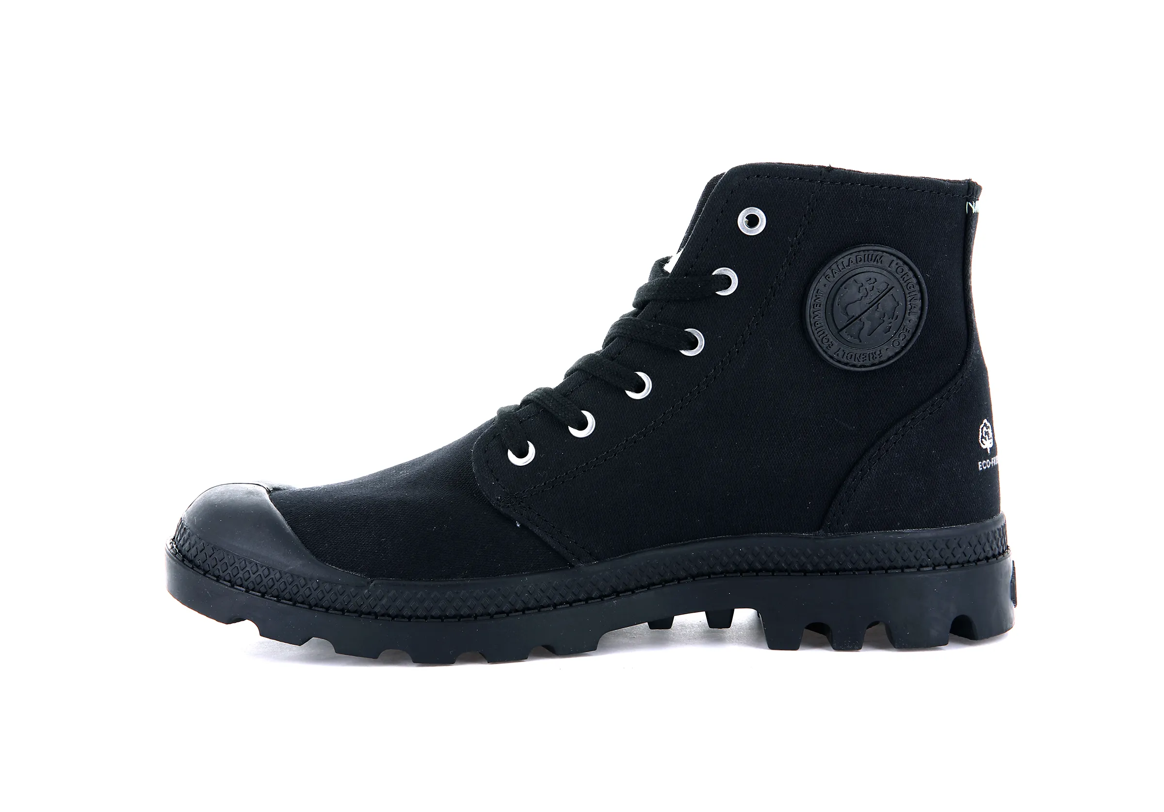 77100-008-M | PAMPA HI ORGANIC II | BLACK/BLACK sold by Palladium Boots product image thumbnail 4