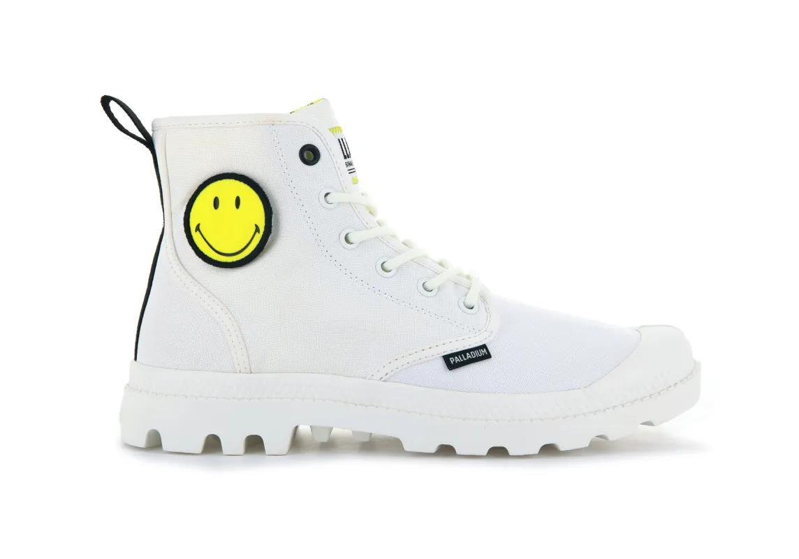 77221-116-M | PAMPA SMILEY CHANGE | STAR WHITE sold by Palladium Boots