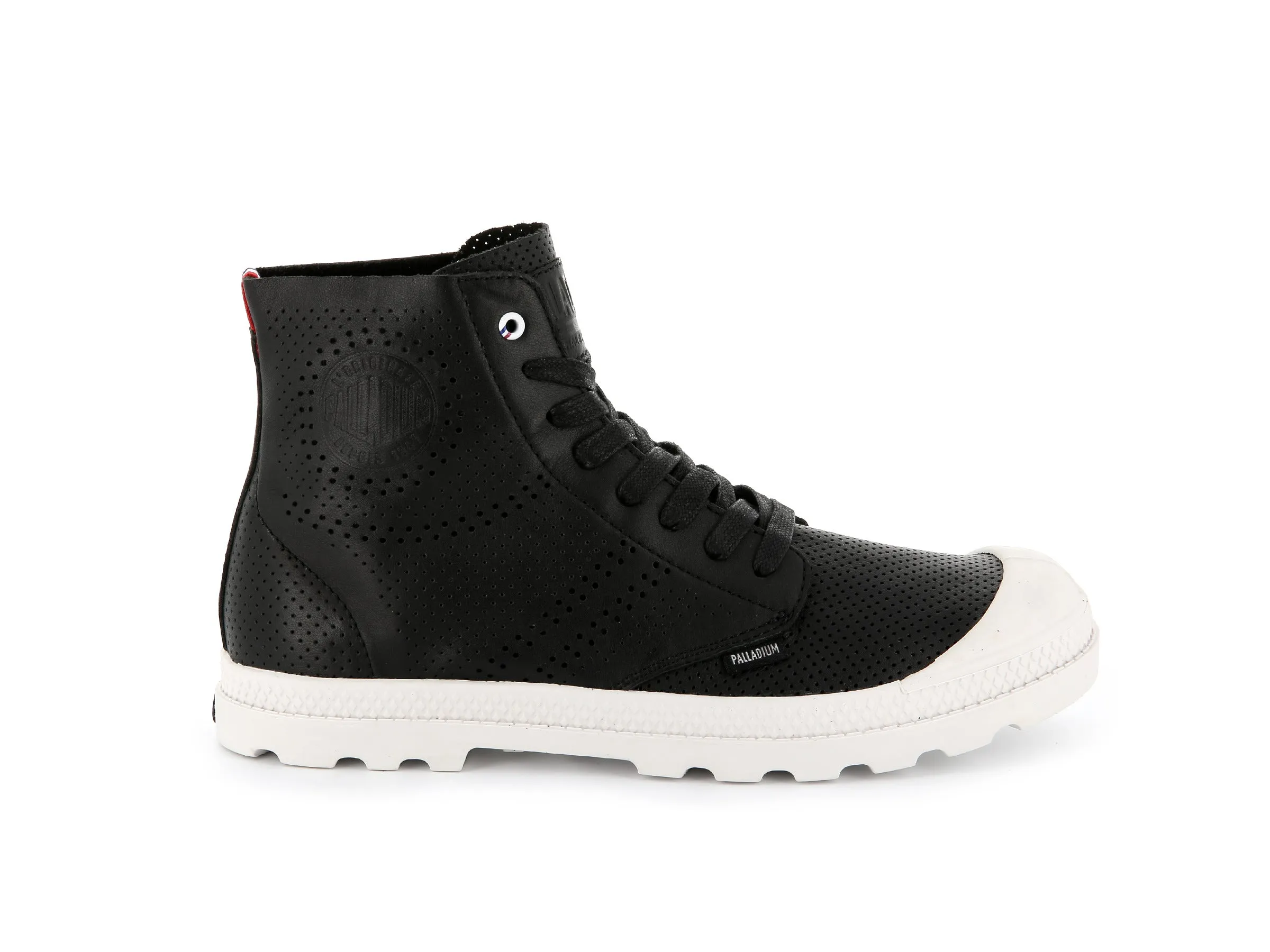 95756-008-M | PAMPA MID LP PERF | BLACK sold by Palladium Boots