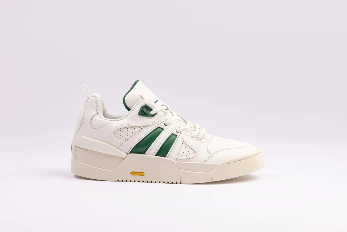 08627-102-M | MENS PALLASLAM BASKETBALL | WHITE /GREEN sold by Palladium Boots