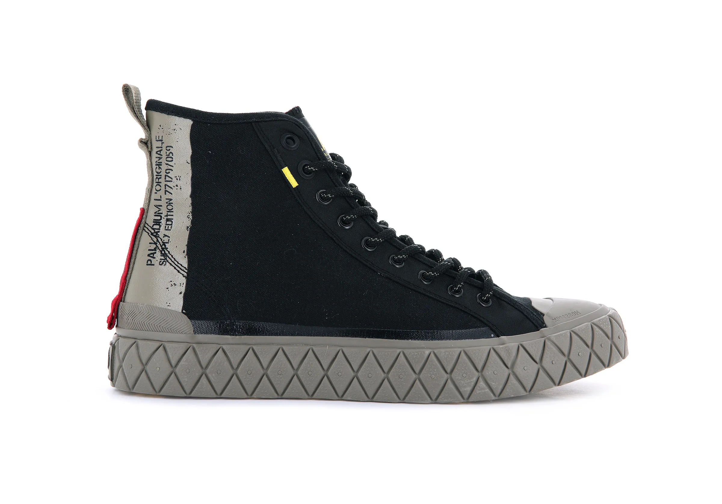 77179-008-M | PALLA ACE SUPPLY MID | BLACK sold by Palladium Boots