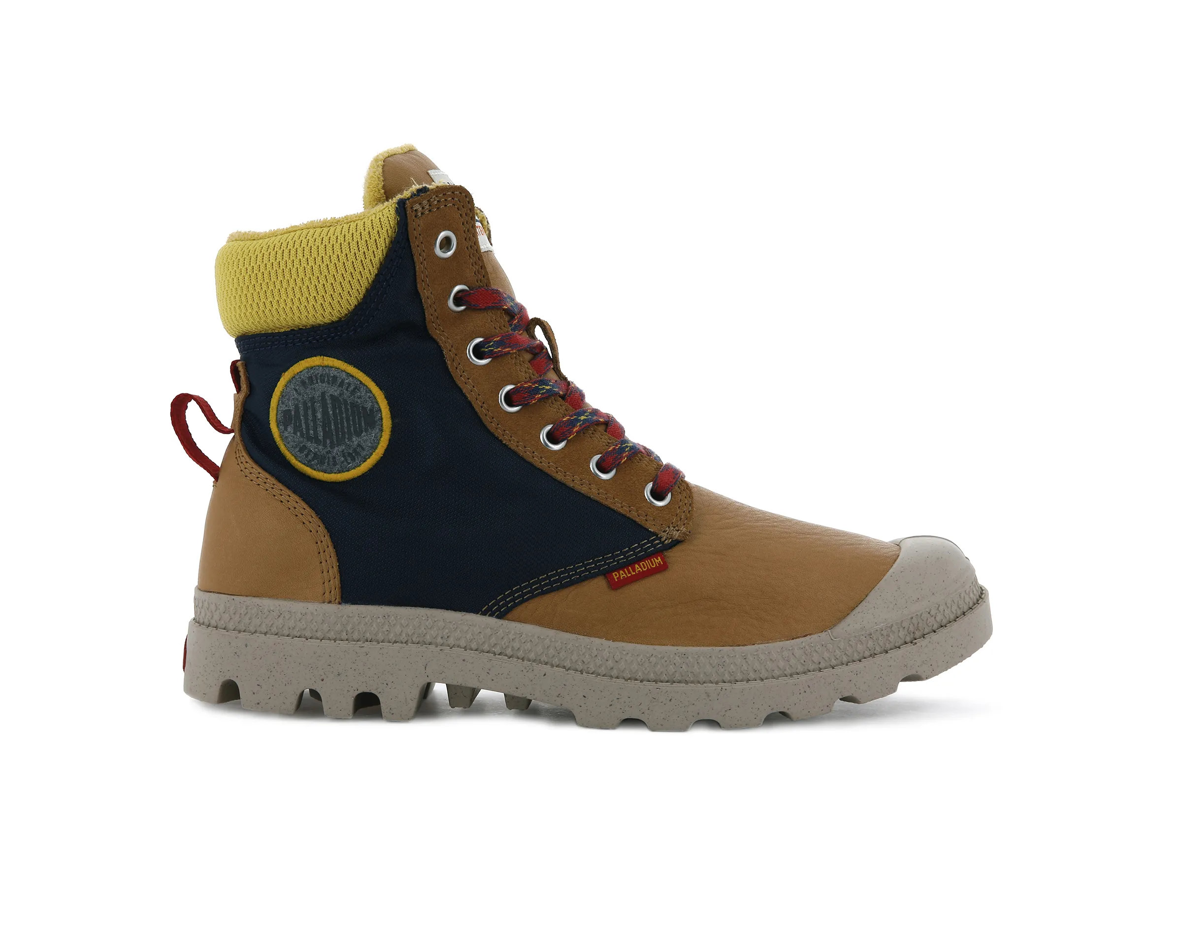 76849-932-M | PAMPA SC CAMPER WP+ | APRICOT/BLUE sold by Palladium Boots