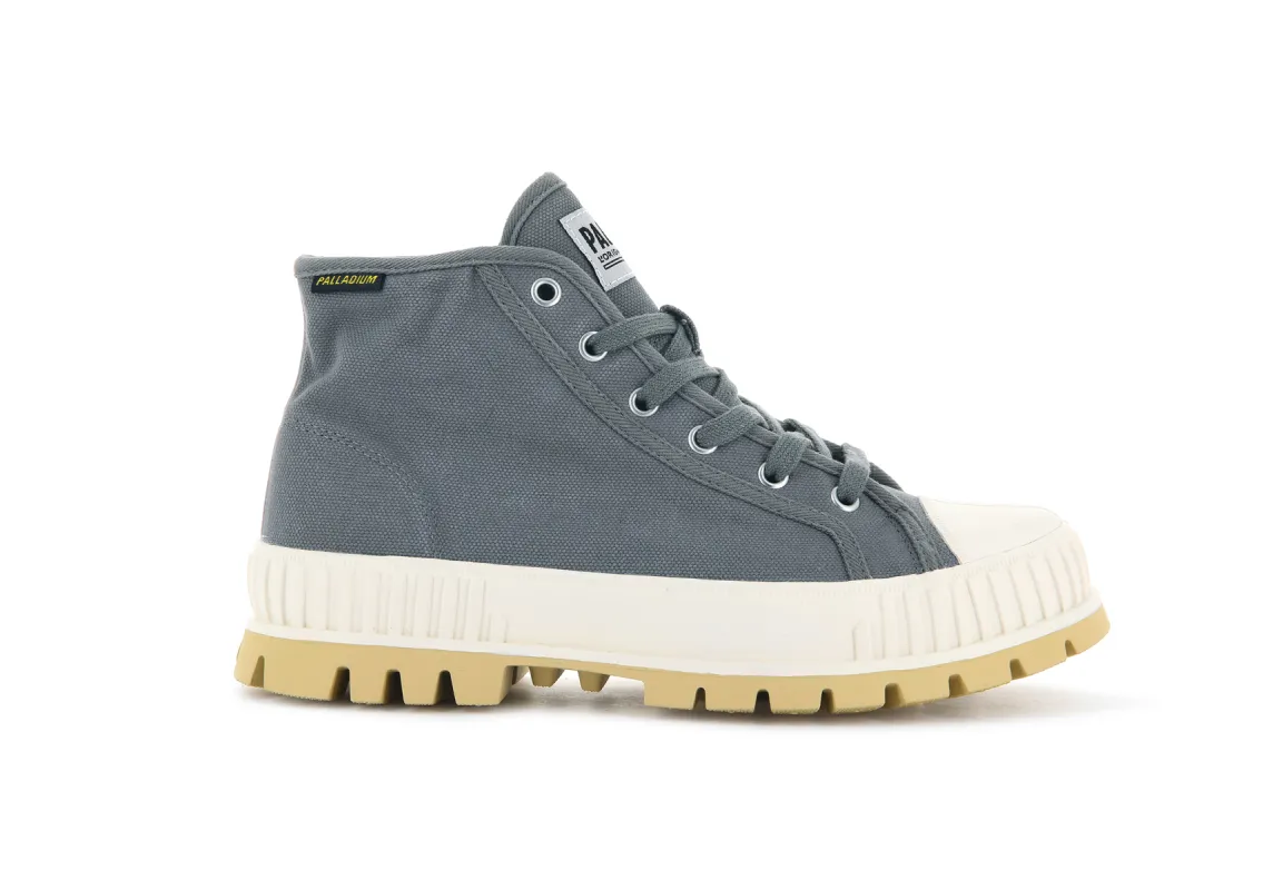 76681-070-M | PALLASHOCK MID OG | GRANITE GRAY sold by Palladium Boots