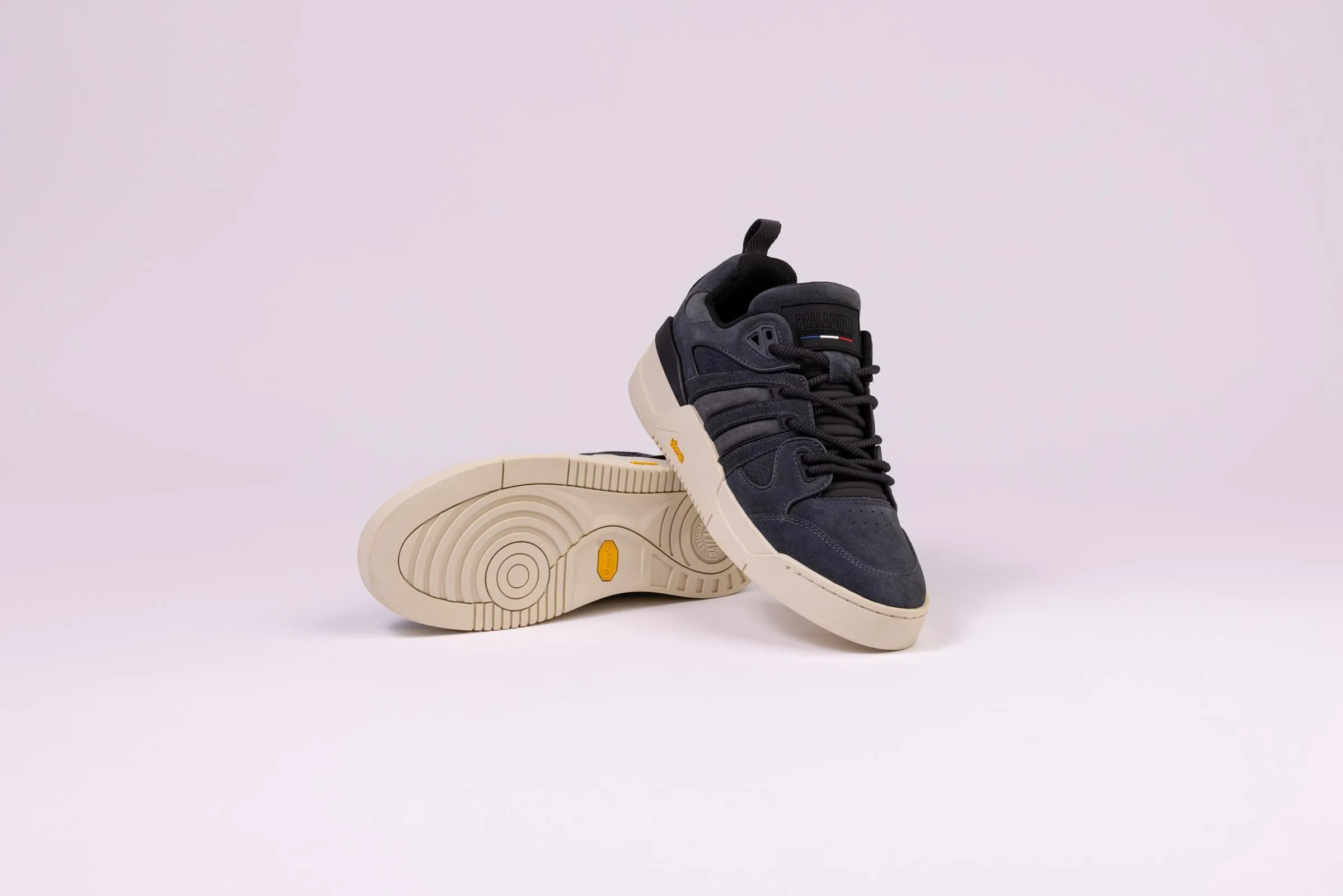 08627-019-M | MENS PALLASLAM BASKETBALL | BLACK /OYSTER WHITE sold by Palladium Boots product image thumbnail 5