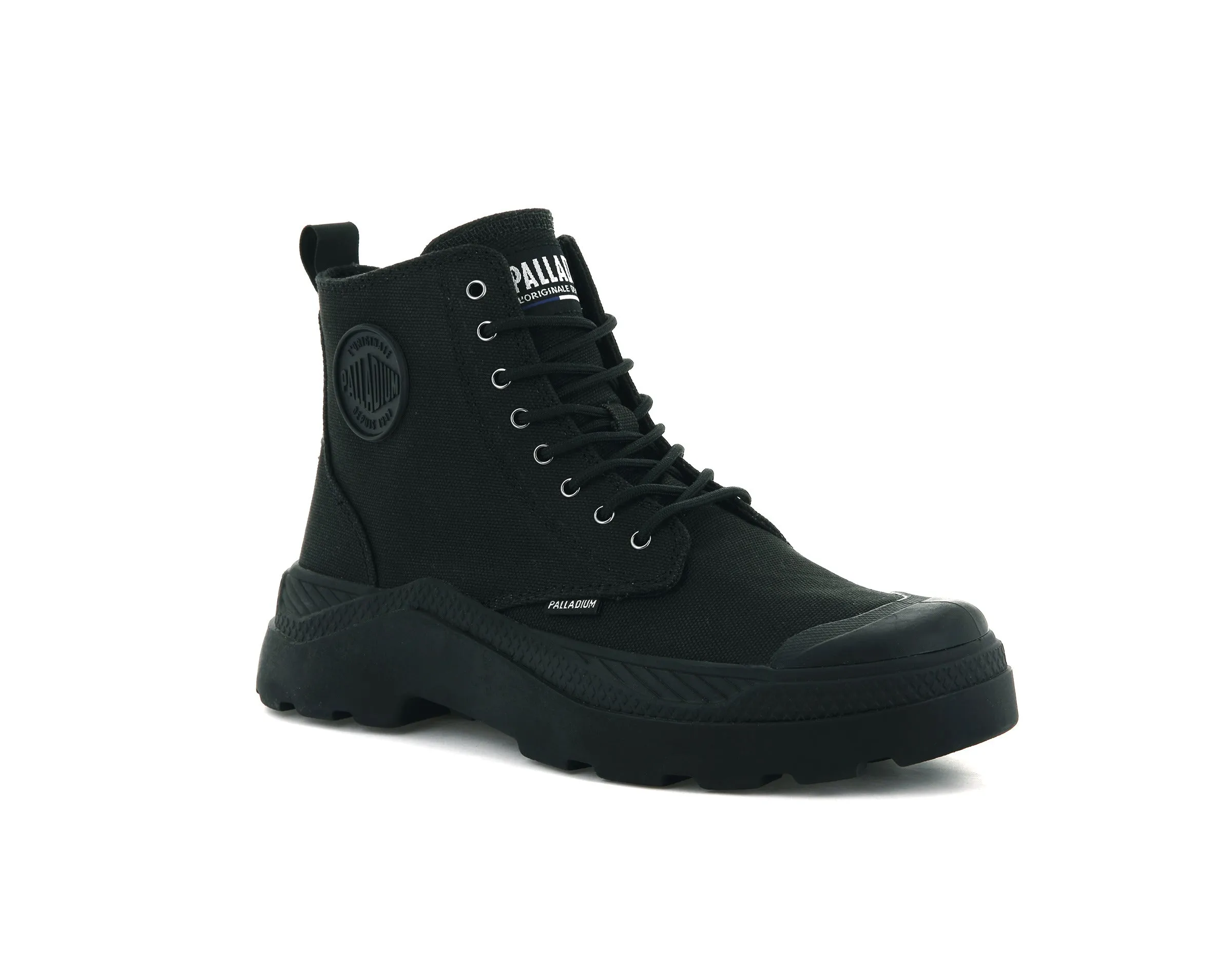 76691-001-M | PALLAKIX HI CANVAS | BLACK/BLACK sold by Palladium Boots product image thumbnail 2