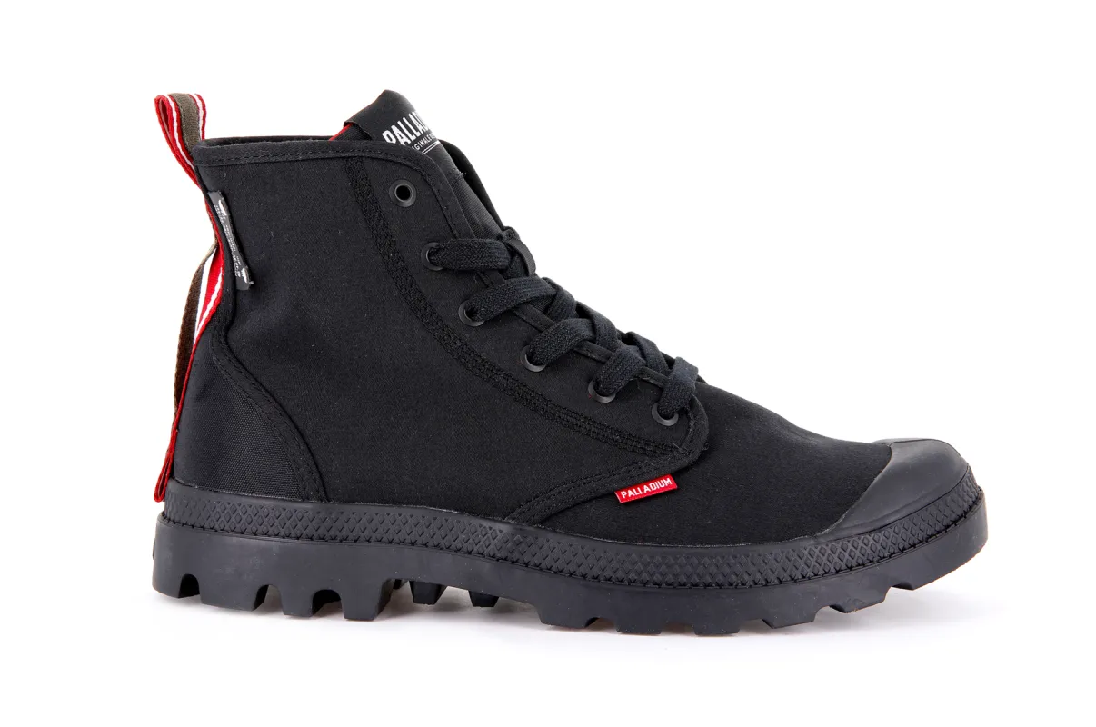 77215-010-M | PAMPA DARE 2 SURVIVE | BLACK/BLACK sold by Palladium Boots