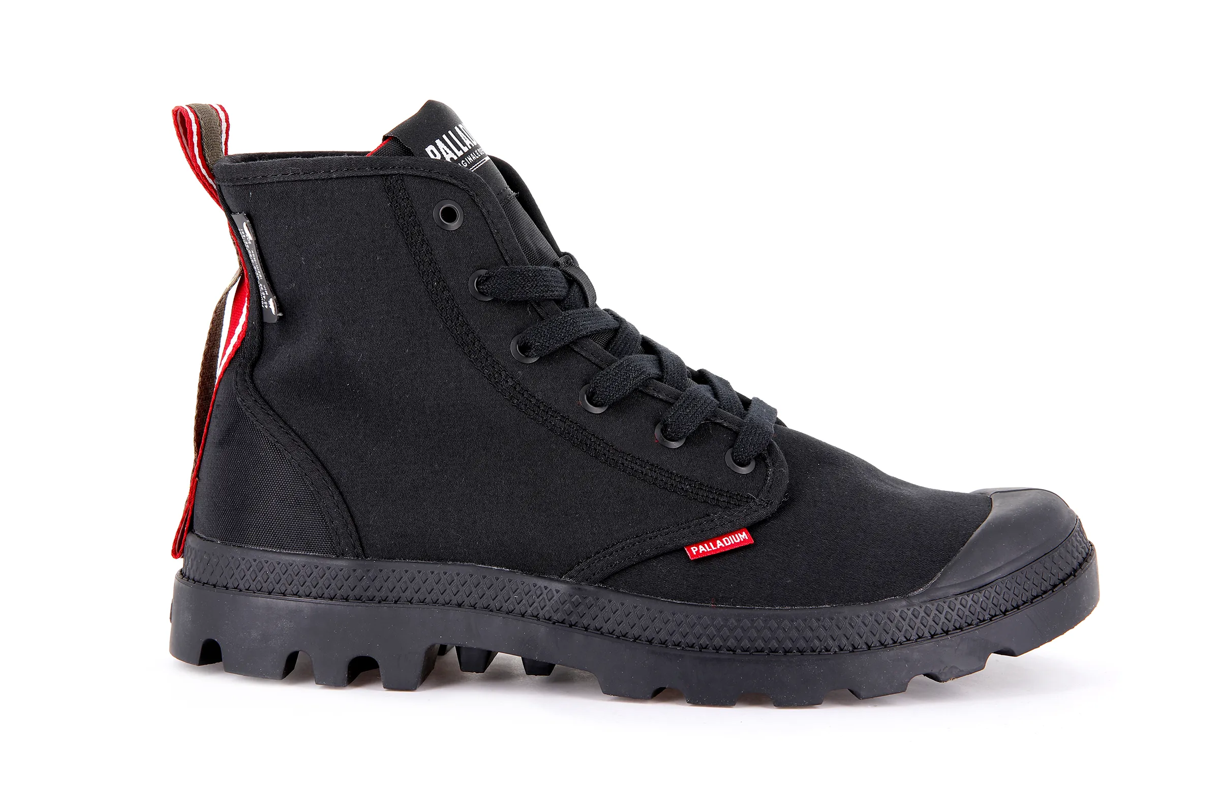 77215-010-M | PAMPA DARE 2 SURVIVE | BLACK/BLACK sold by Palladium Boots