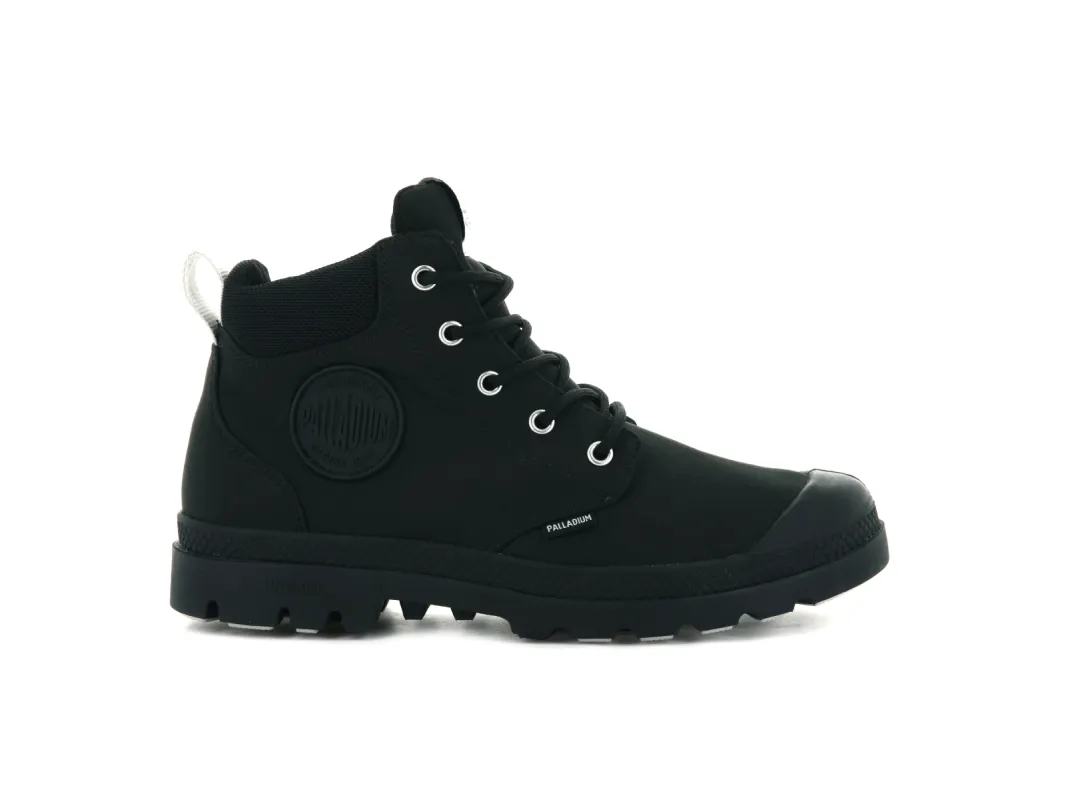 76259-001-M | PAMPA LITE + CUFF WP | BLACK/BLACK sold by Palladium Boots