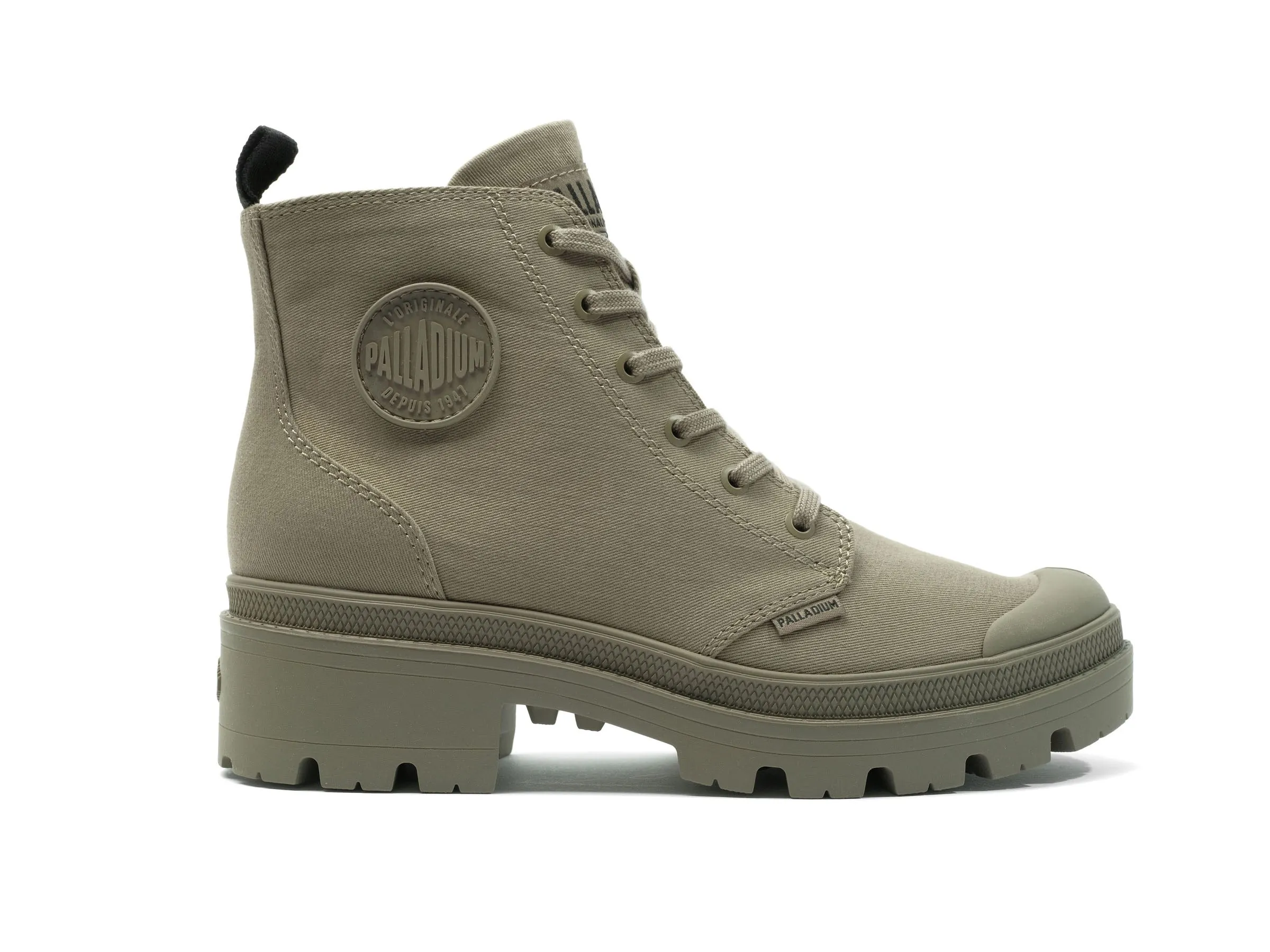 96907-308-M | PALLABASE TWILL | DUSKY GREEN sold by Palladium Boots