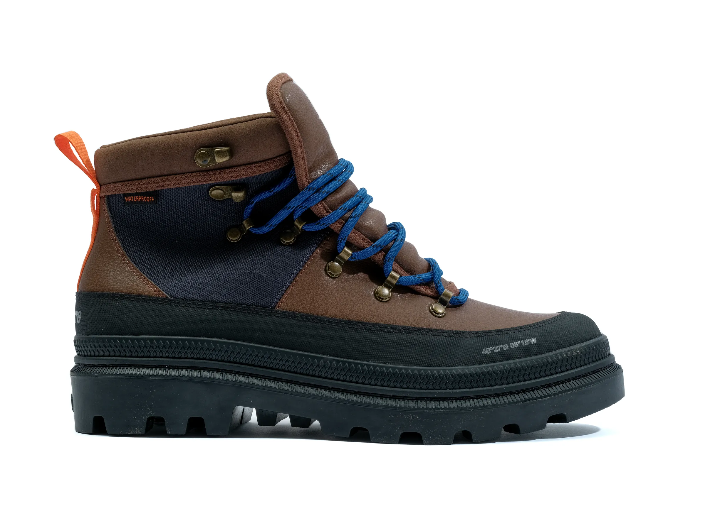 78554-212-M | PALLATROOPER HIKER WP+ | DARK BROWN sold by Palladium Boots