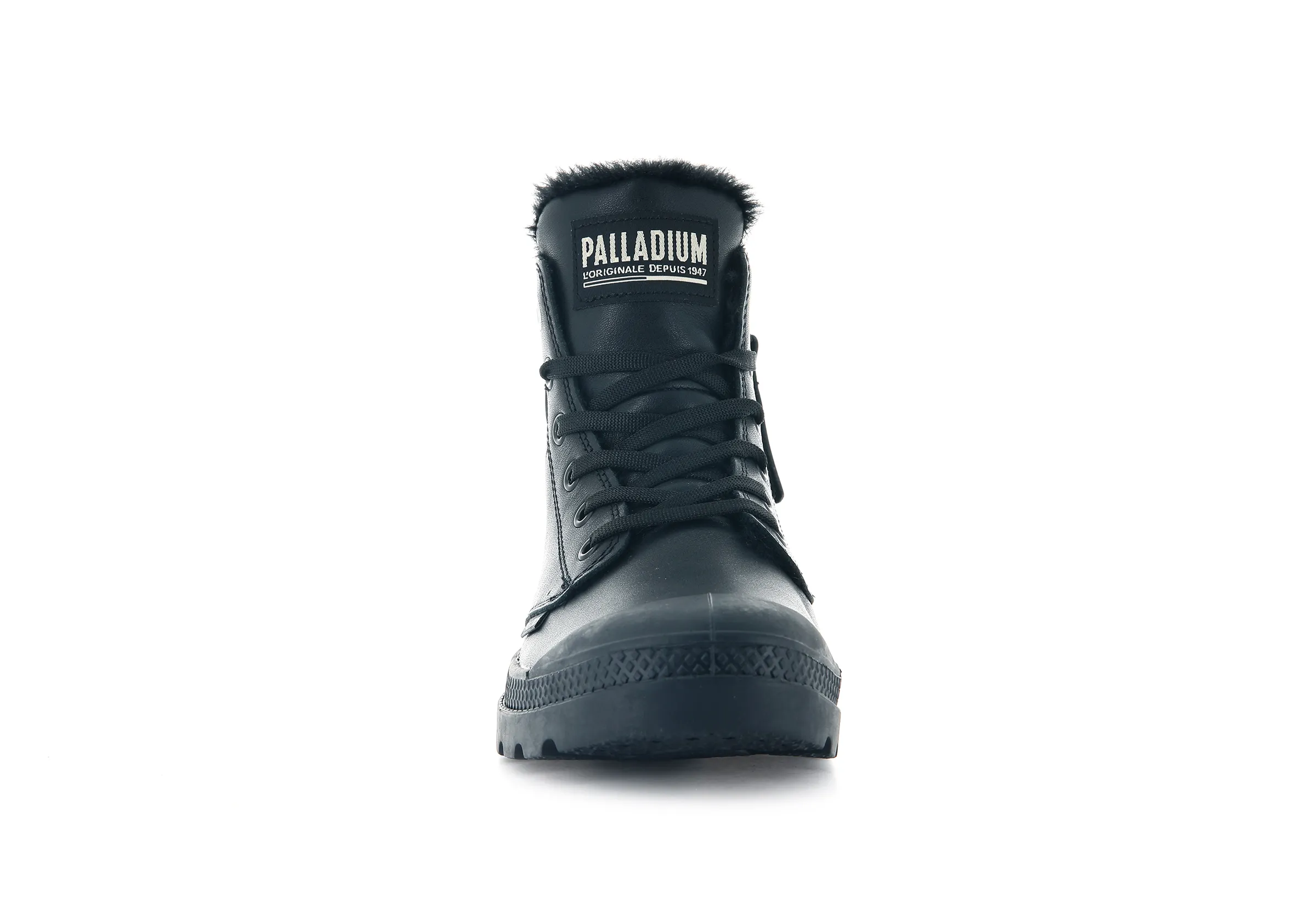 97223-010-M | PAMPA HI ZIP LEATHER S | BLACK/BLACK sold by Palladium Boots product image thumbnail 3
